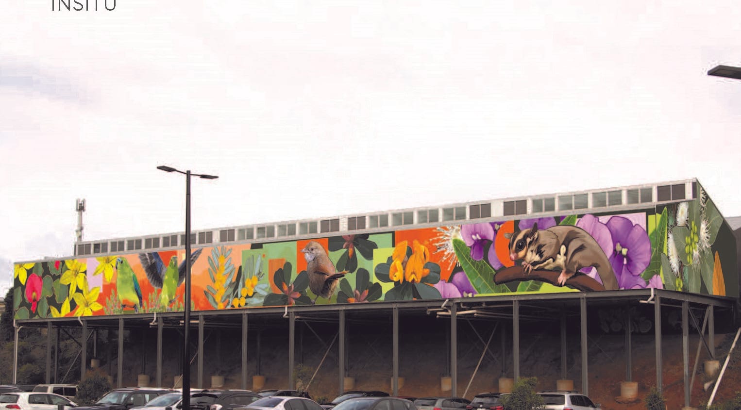 New mural for the Leongatha Railway Precinct