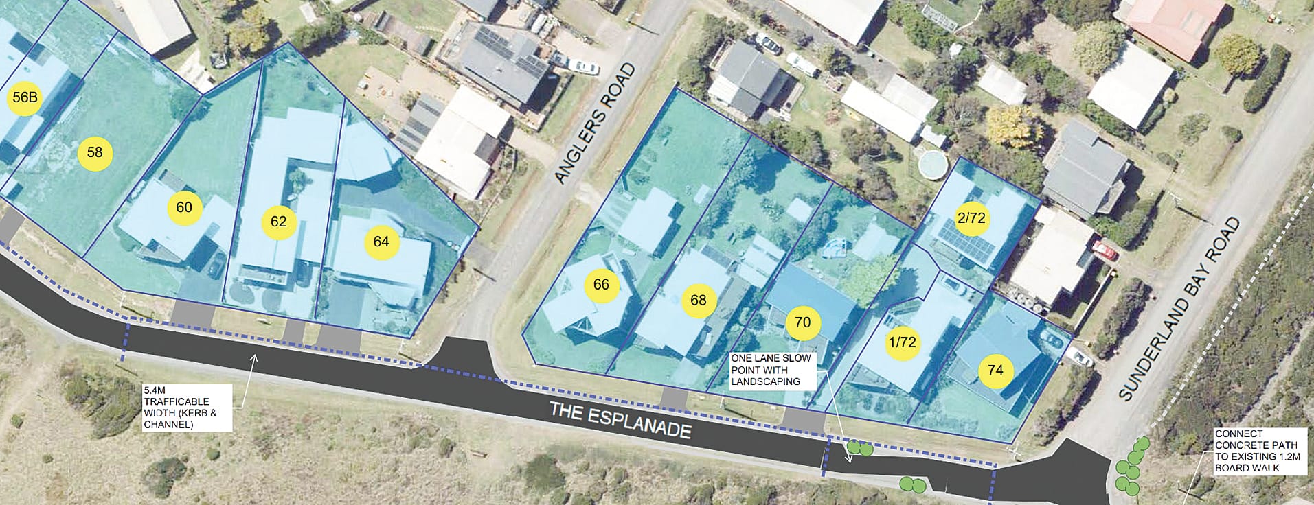 The special charge scheme proposed for The Esplanade in Sunderland Bay on Phillip Island will extend from Sunderland Bay Road to Zephyr Court.