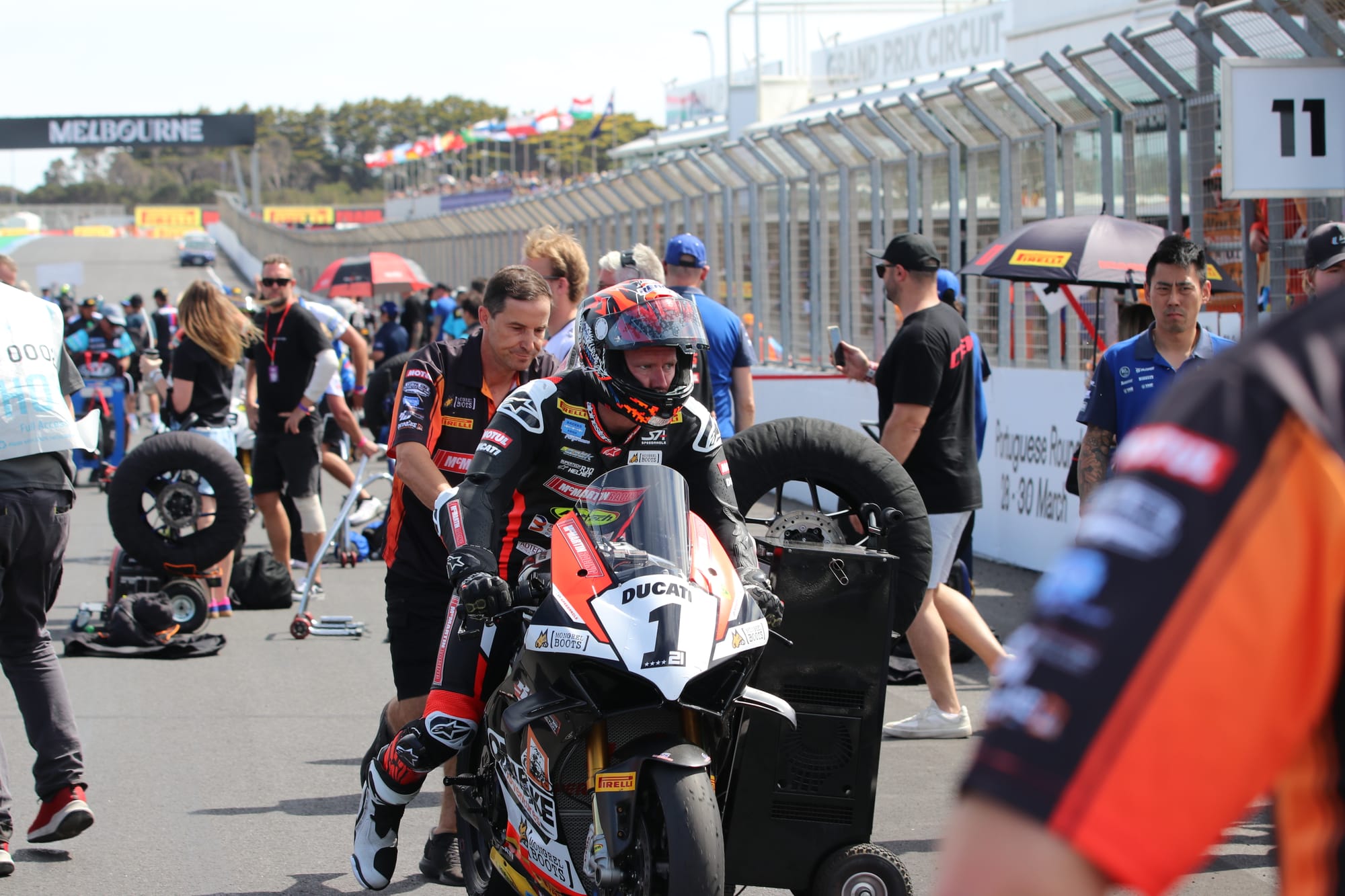 Josh Waters has just won race one of the Australian Superbike series which kicked off this weekend at Phillip Island. 