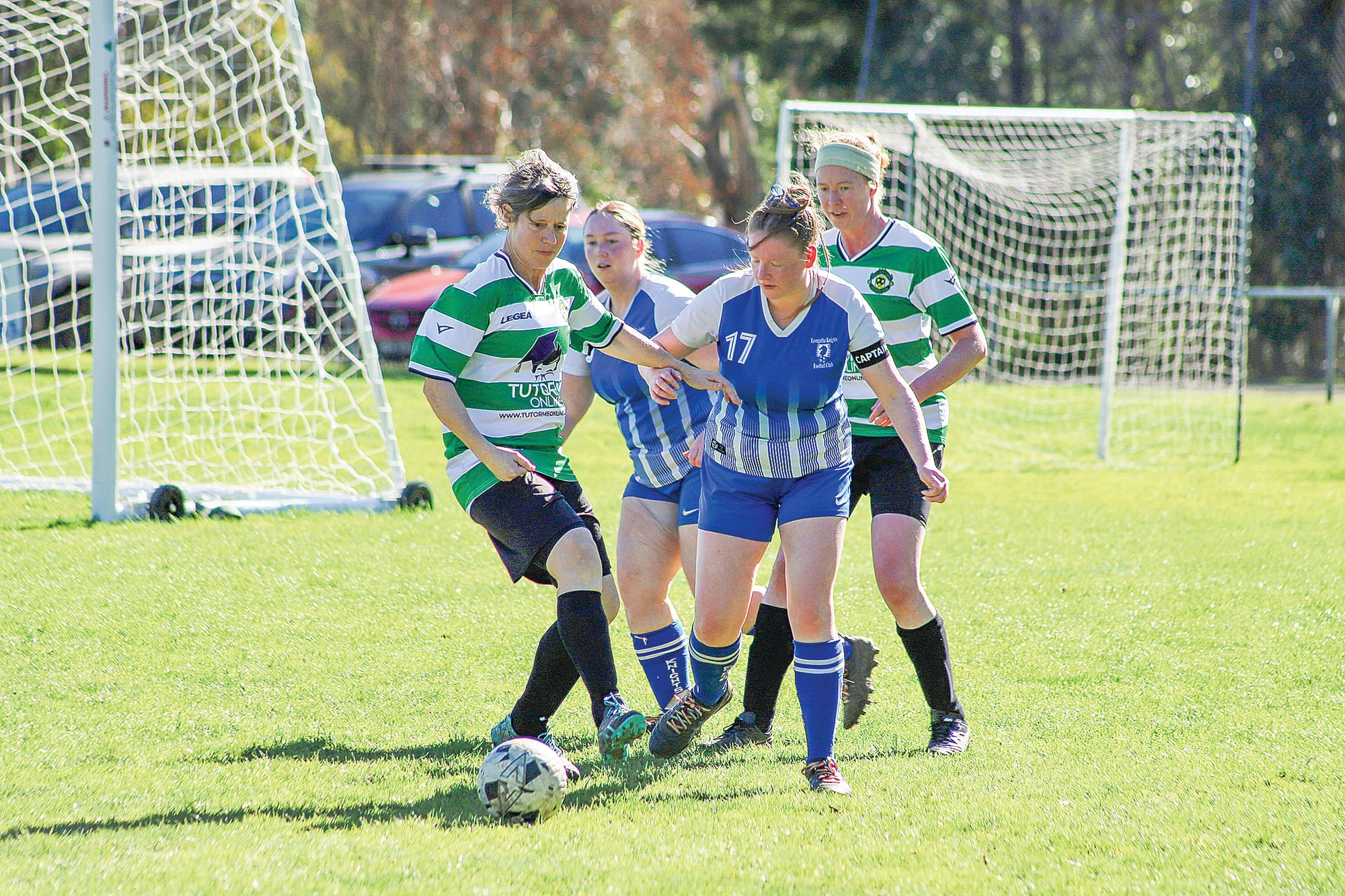 Leongatha Knights FC celebrated Jordan Rintoule’s&nbsp;150th senior game for the Knights over the weekend. (Jordan is centre).&nbsp;