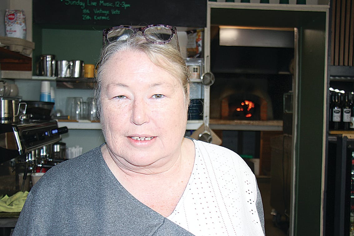 Kernot Store Manager Leanne Hayes has noticed an increase in last-minute table booking cancellations since the Kernot Bridge was closed. B37_2225