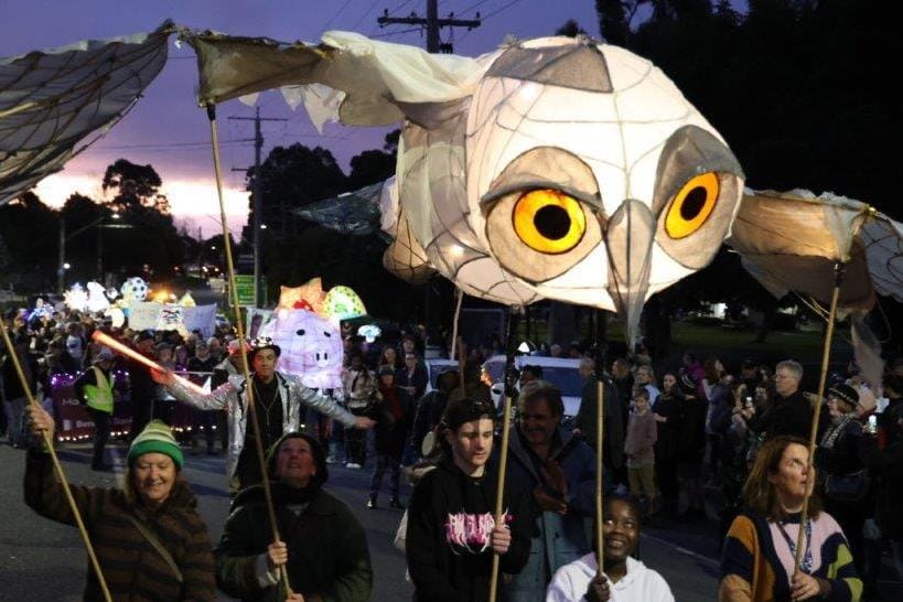 Mirboo North on parade at stunning Winterfest