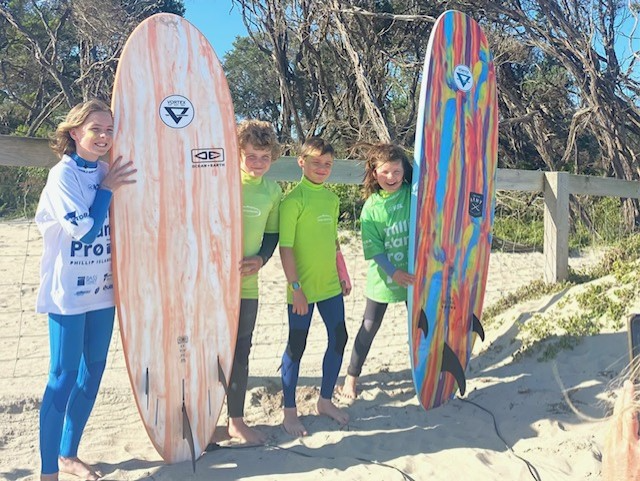 Budding surfers are back in the water with the Grom Squad