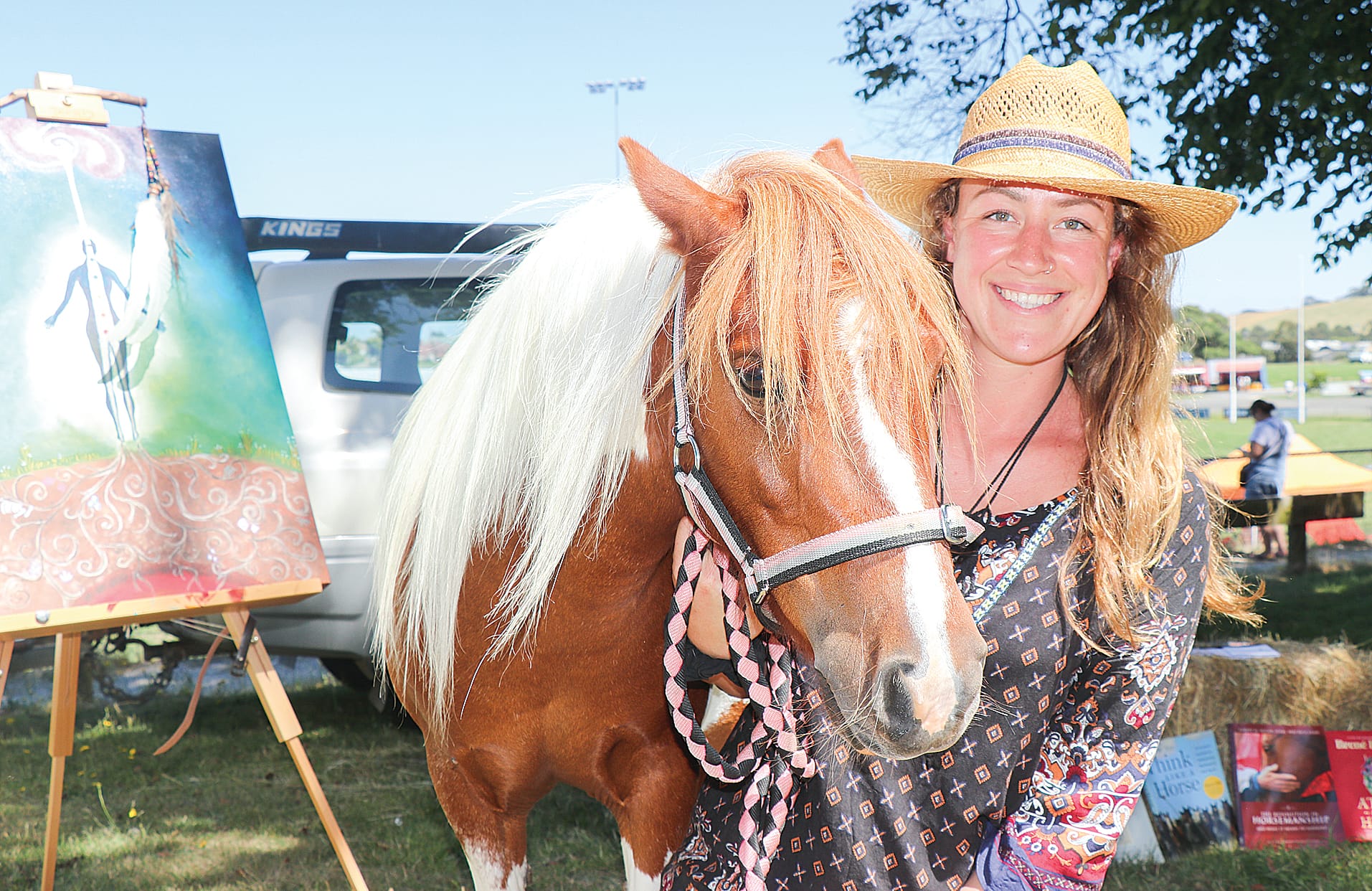 Ashleigh Urry of Aligned by Nature was showcasing her equine interactive experiences at the Korumburra Show on Saturday afternoon.