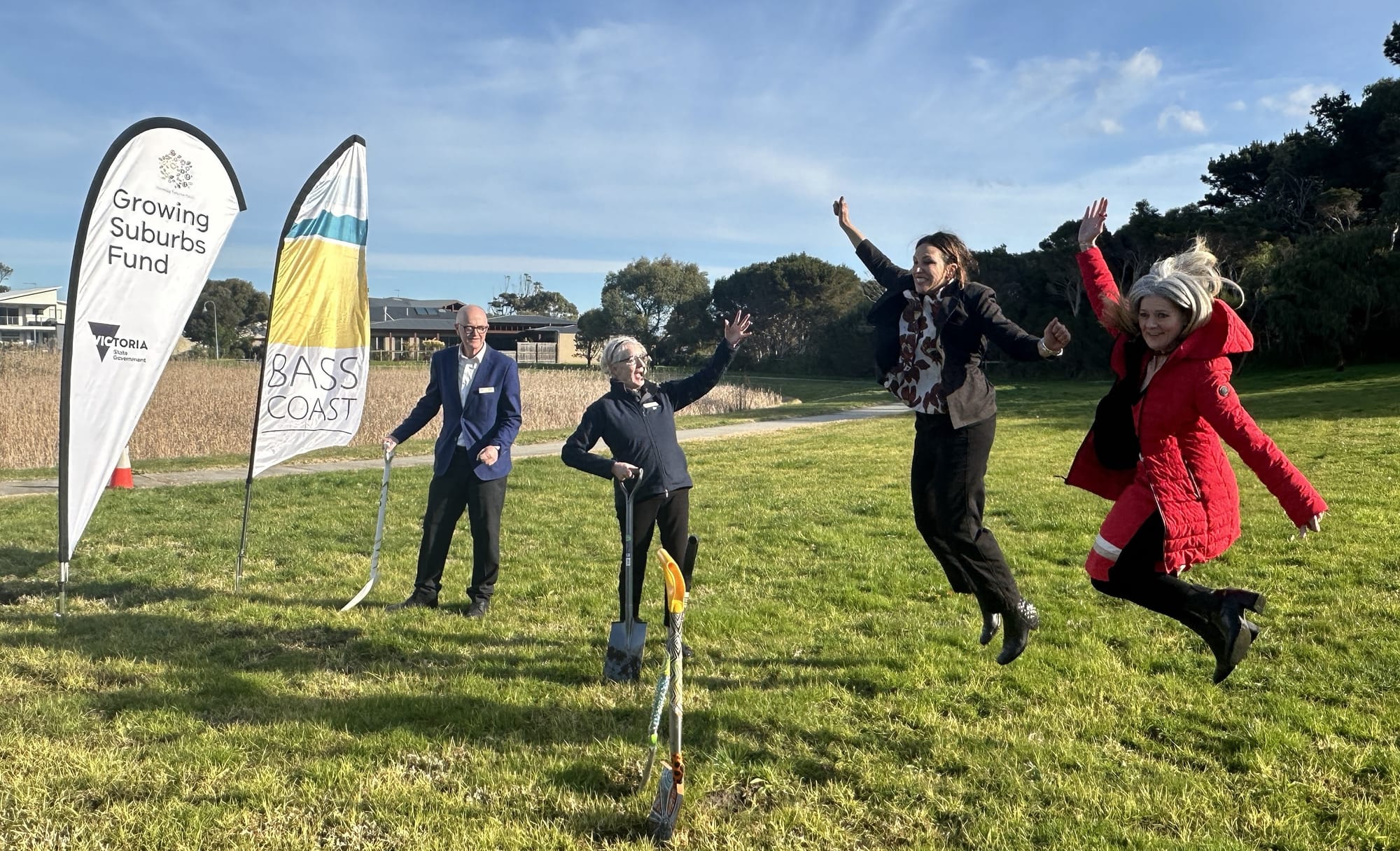 Off road path from Inverloch to Wonthaggi officially begins