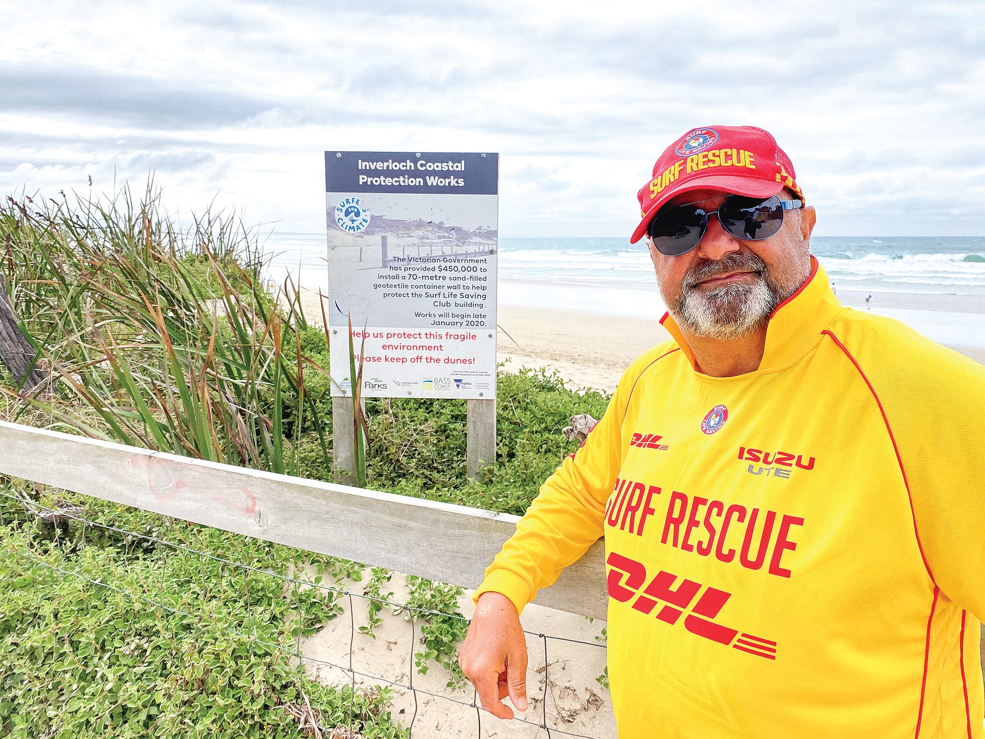  Warren Cook, a former member of the Cape to Cape Resilience Project Team Stakeholders Group says a rock wall with a system of three groynes is the best way to go and the State Government should just get on with it.
