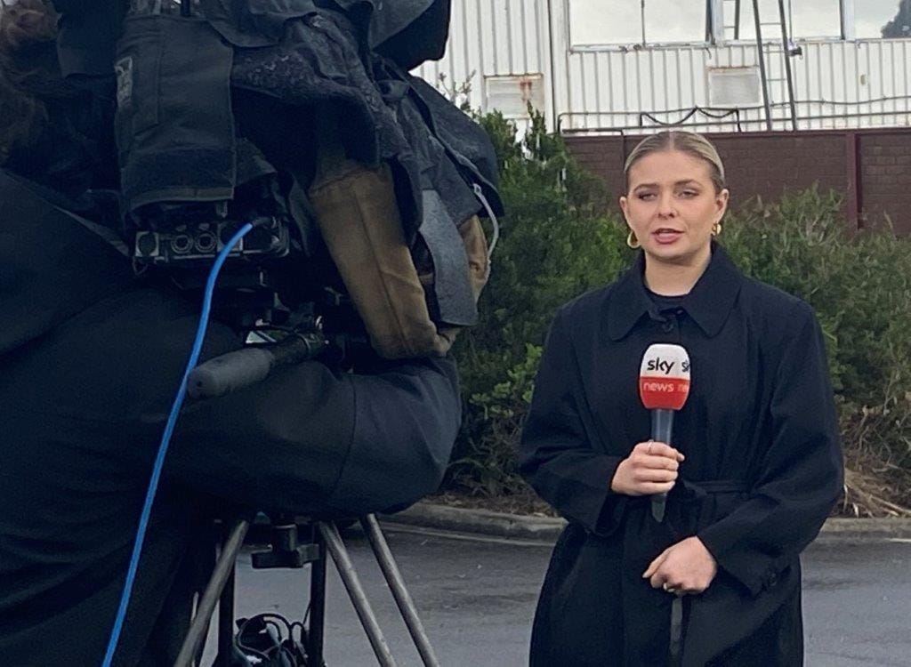 Media assembled for Korumburra memorial service