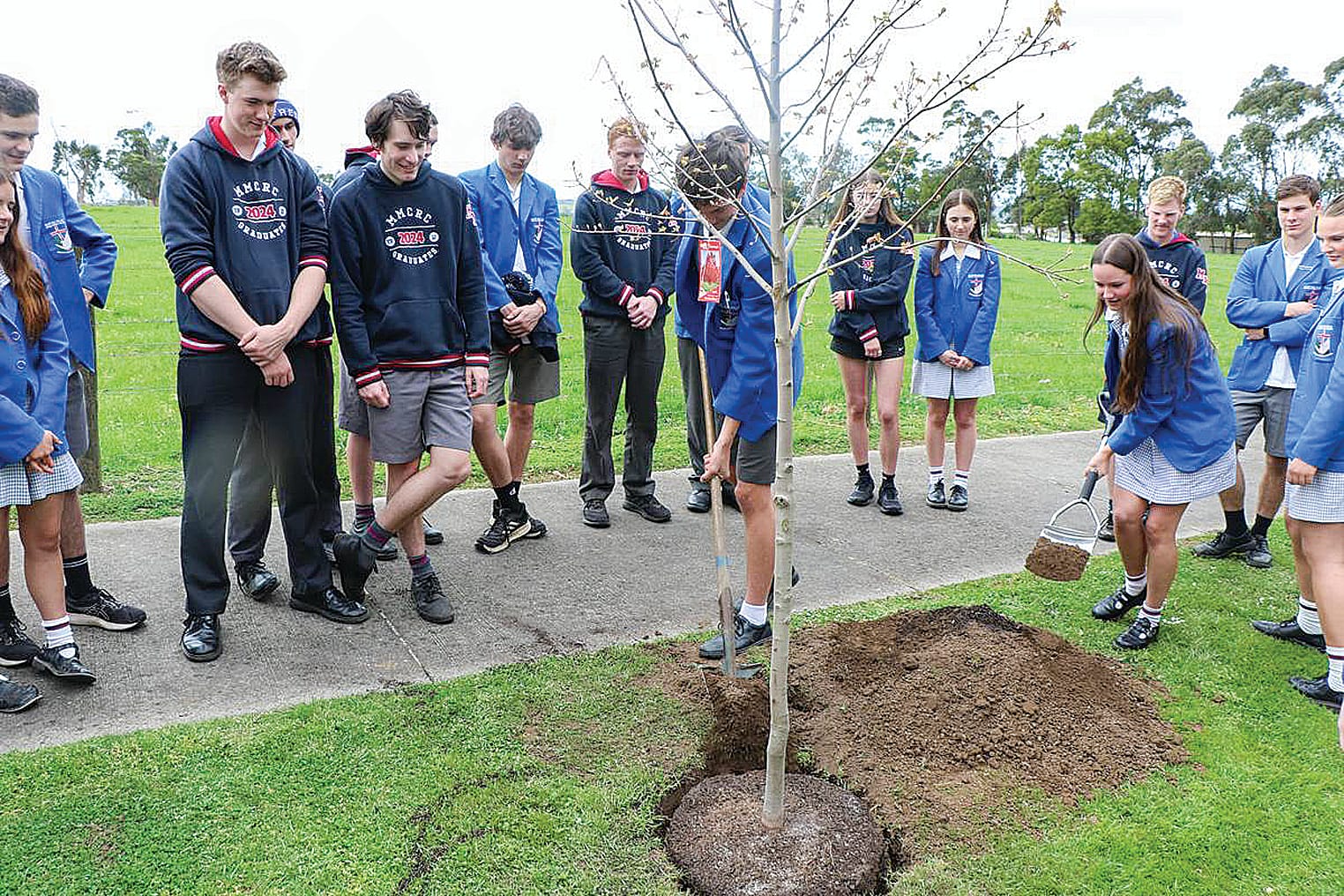 Graduation tree a lasting remembrance of Mary MacKillop’s Class of 2024