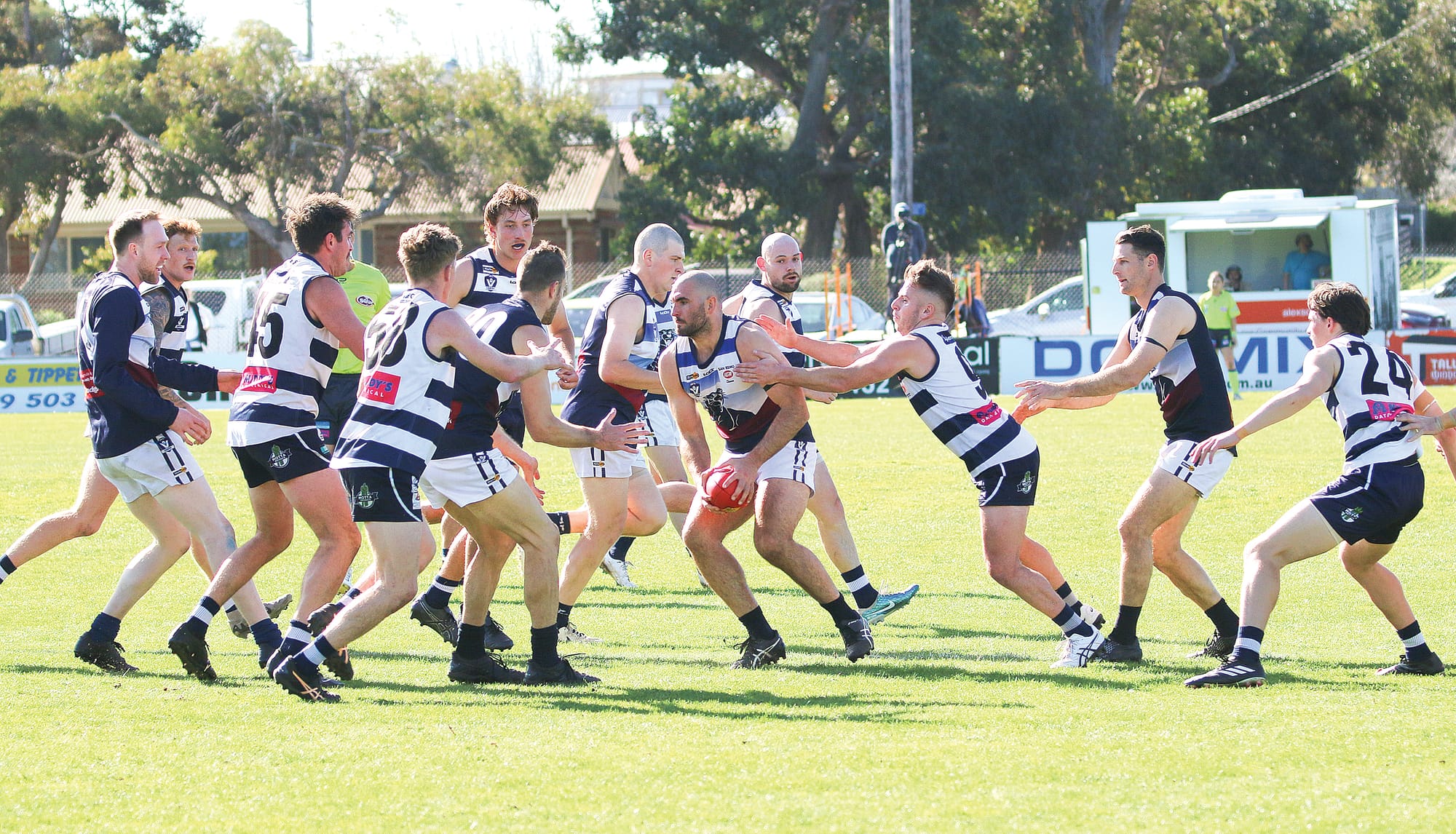 Kilcunda-Bass fought back in the second quarter coming to within one point of Nar Nar Goon. ob33_3524