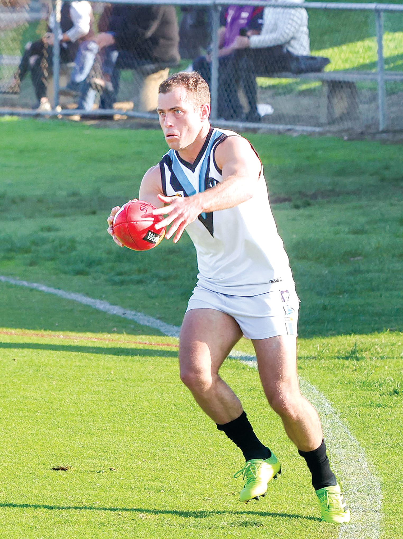 Out on the boundary or in the middle, Jarryd Blair was at his ball-getting best again on Saturday.
