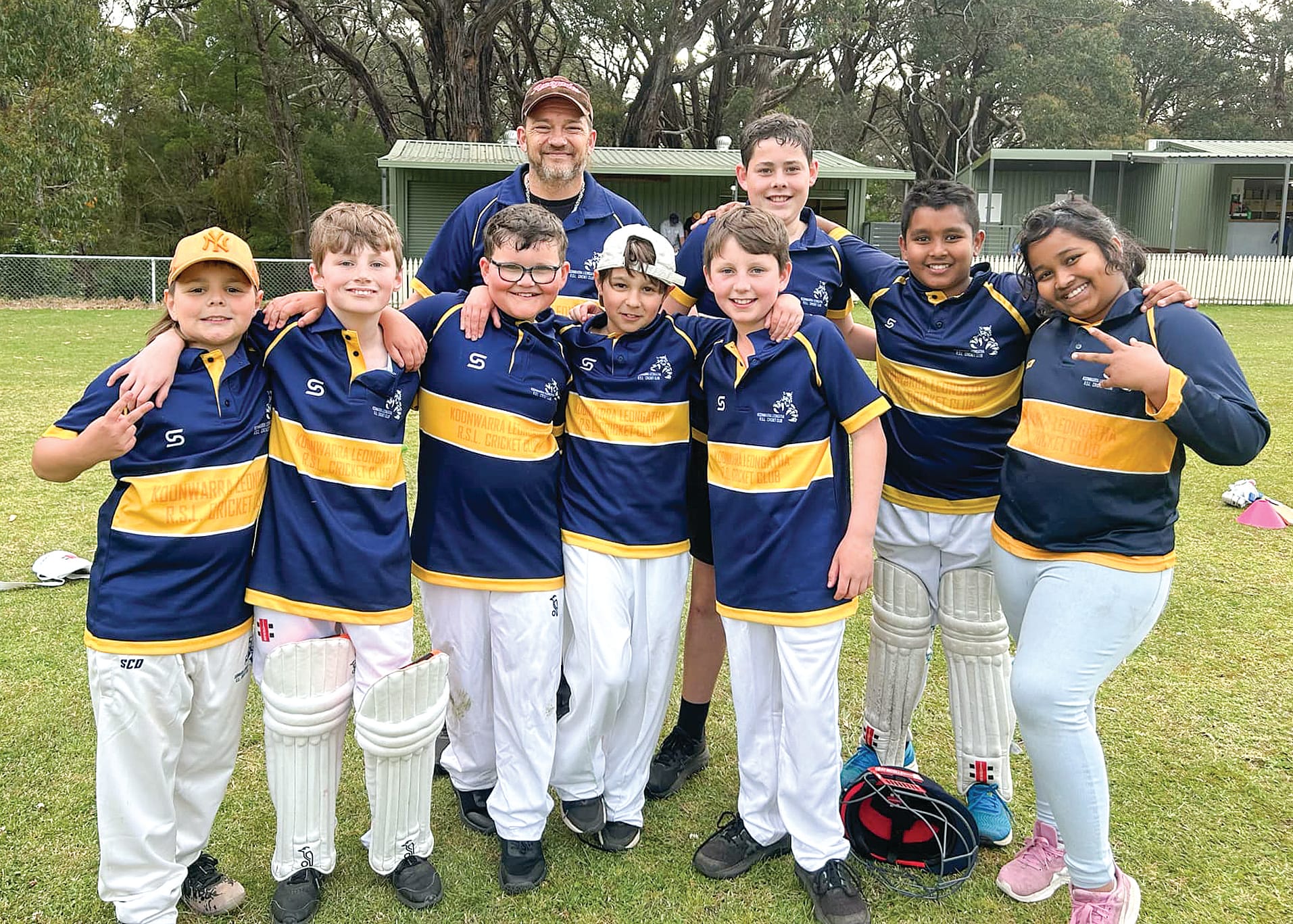 Junior cricketers get the ball rolling