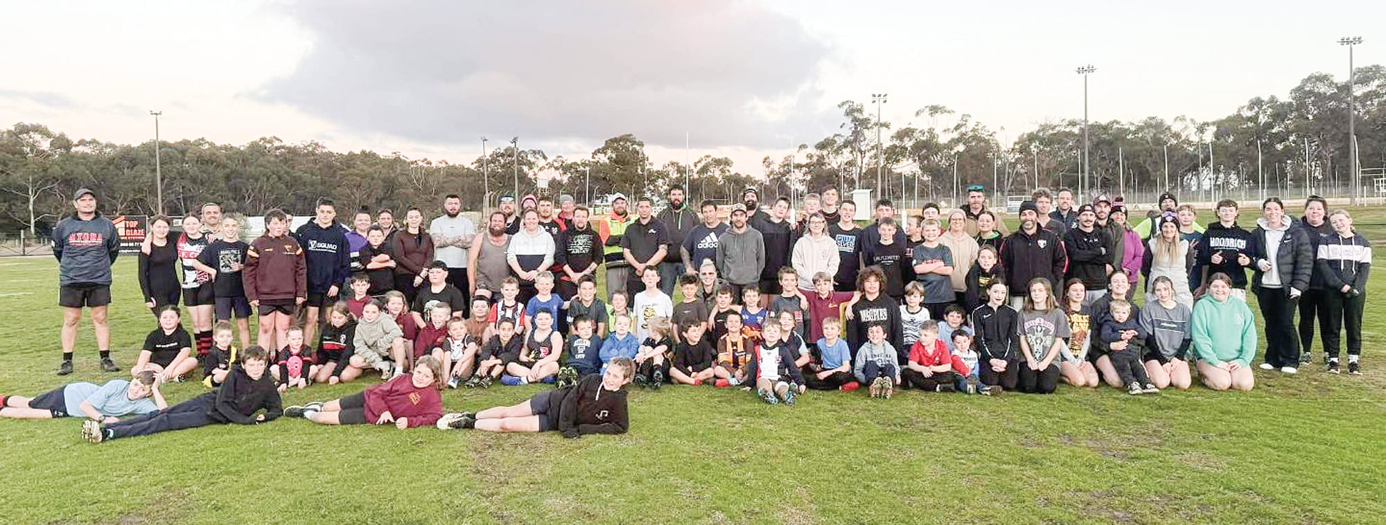 Nyora Junior Footy Club grew from two teams to five in a single season