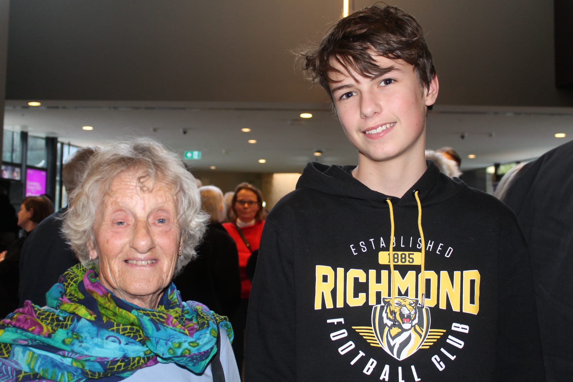 Appealing to all generations Trudy and Grandson Ronan enjoying The Mikado coming to Berninneit on August 9 and 10 (FIRST SHOW SOLD OUT). B71_2925