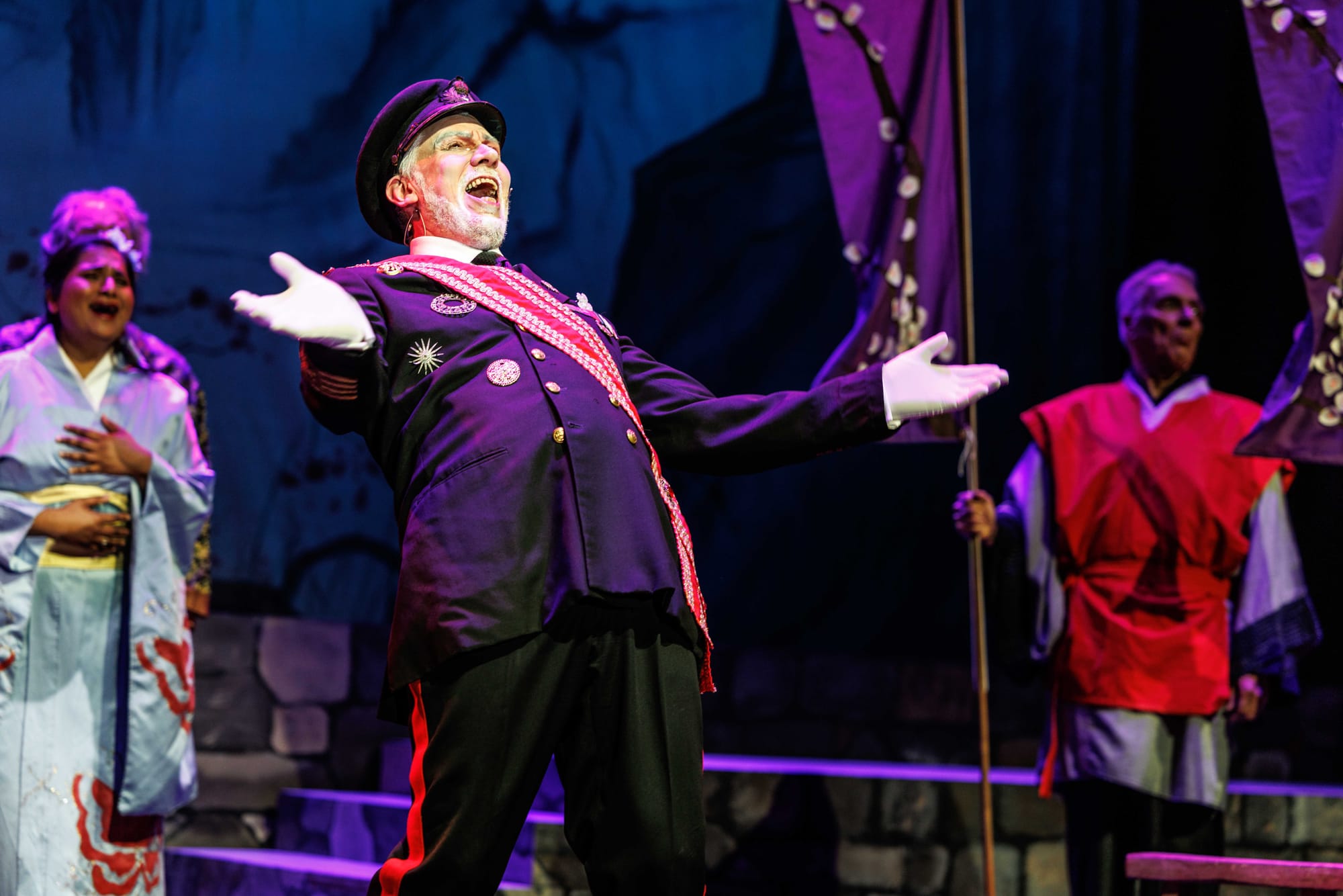 Phil Ephinstone a veteran performer in musical theatre is The Mikado coming to Berninneit for two performances on the weekend of August 9 & 10. Photo Torquil Syme
