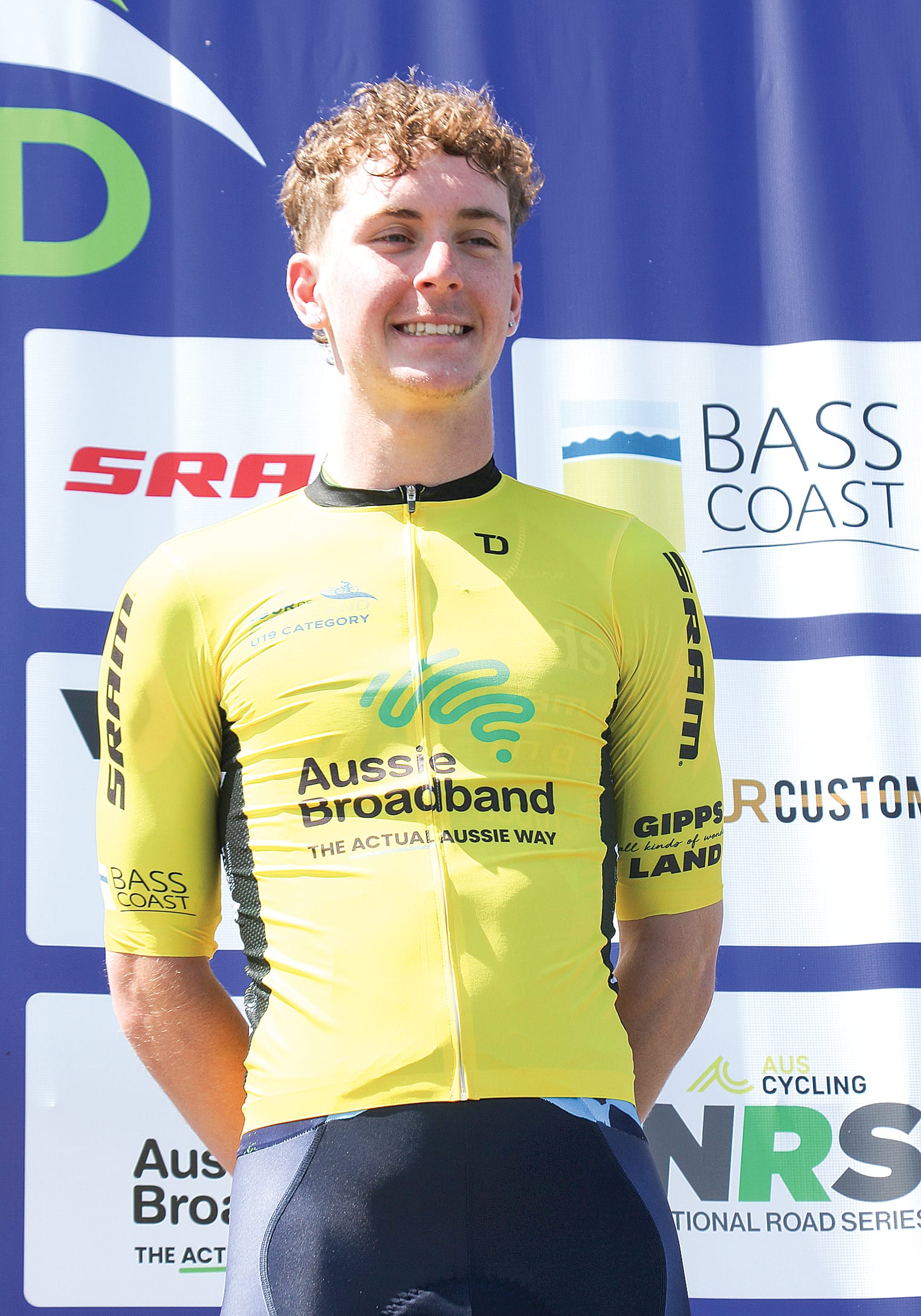 Jameson Key (Van D’am Racing) U19 men’s race winner and tour leader (Phillip Island). B03_4124