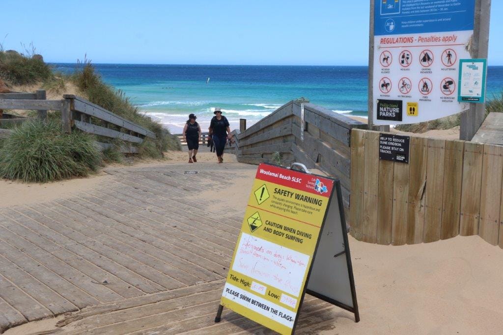 Cape Woolamai shark sighting 'not an issue'
