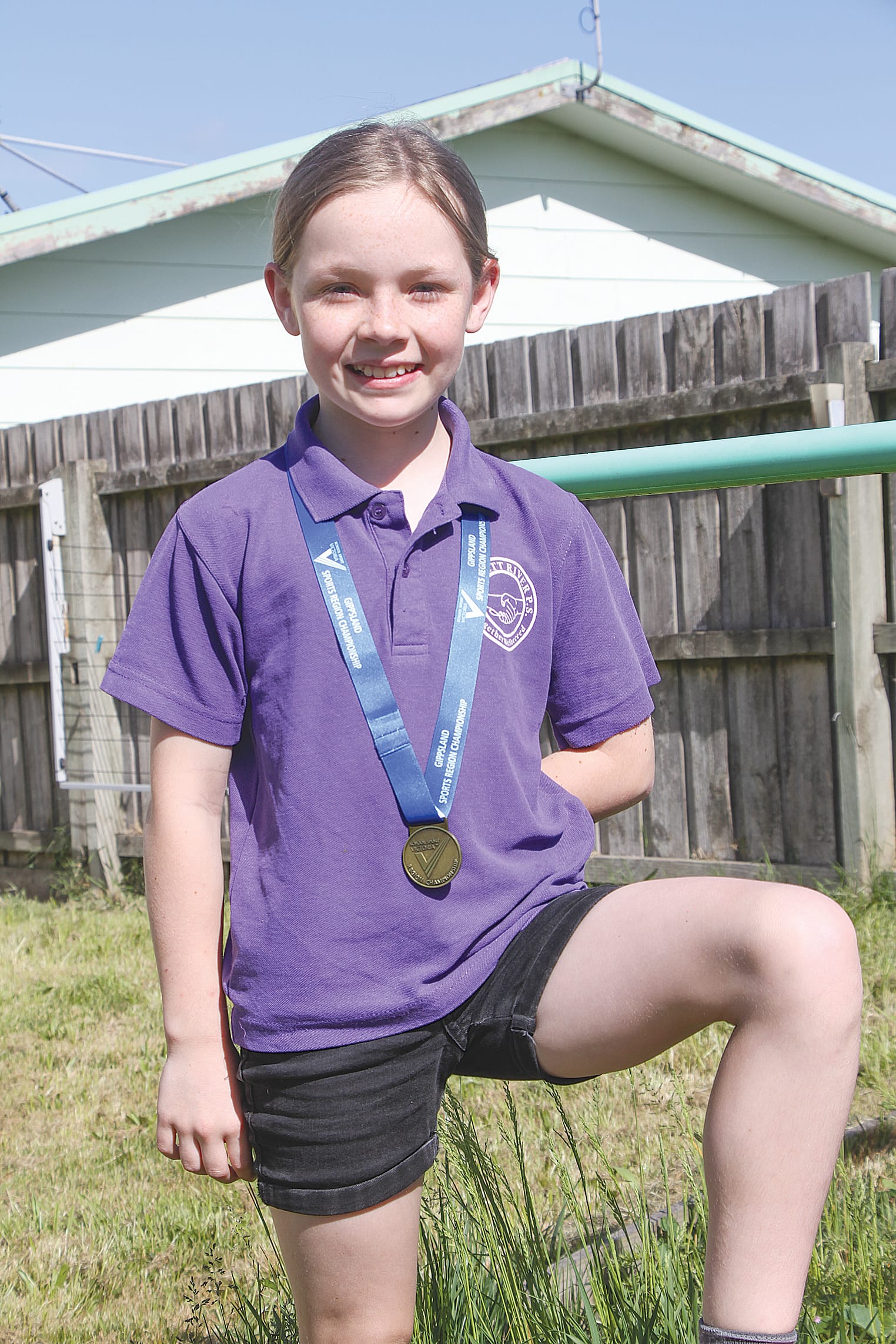 Hop, skip and jump gold medal