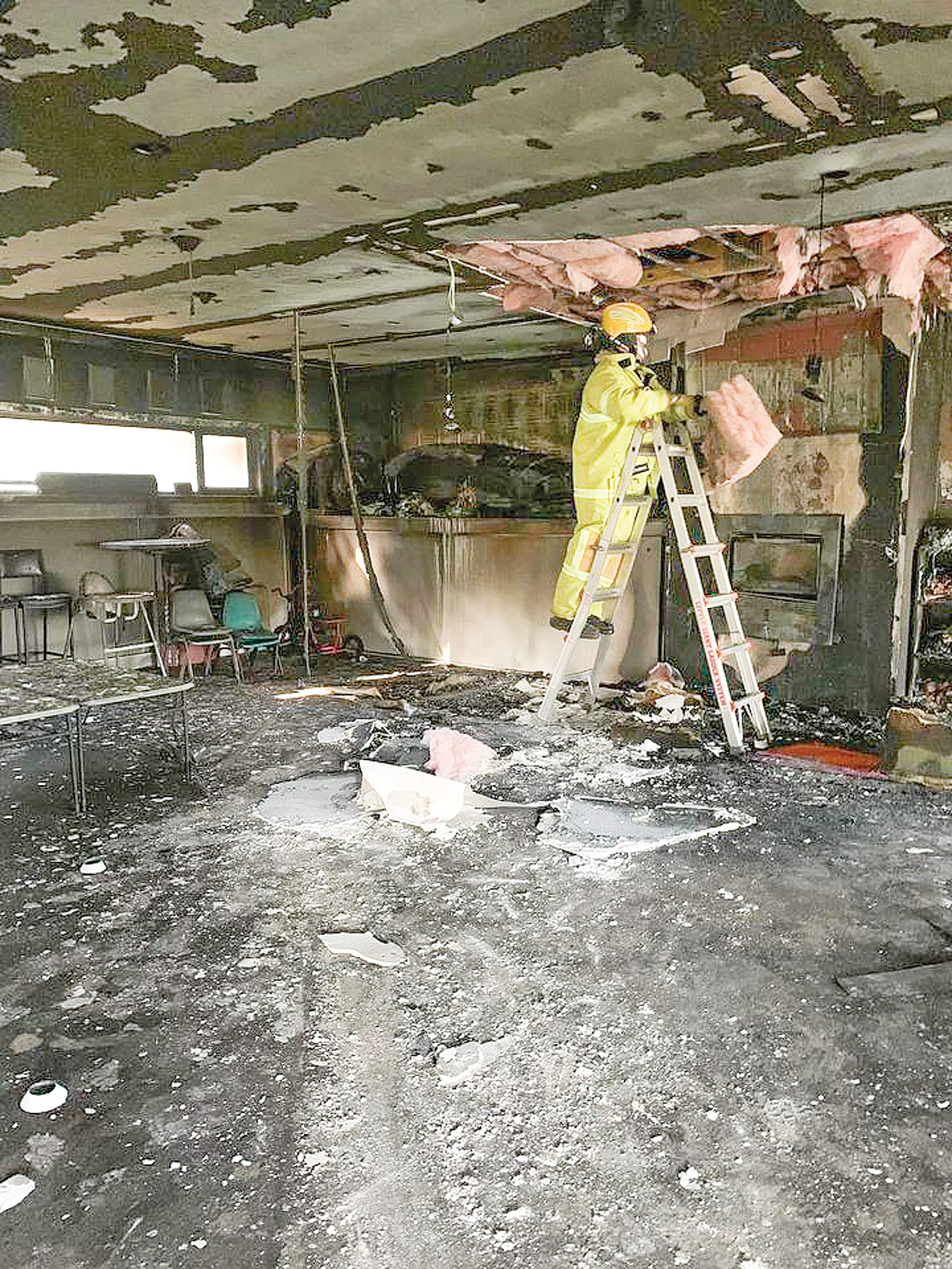While those at Leongatha Town Cricket Club are confident their clubrooms can be saved, the vast extent of the task ahead is apparent after Friday’s fire.
