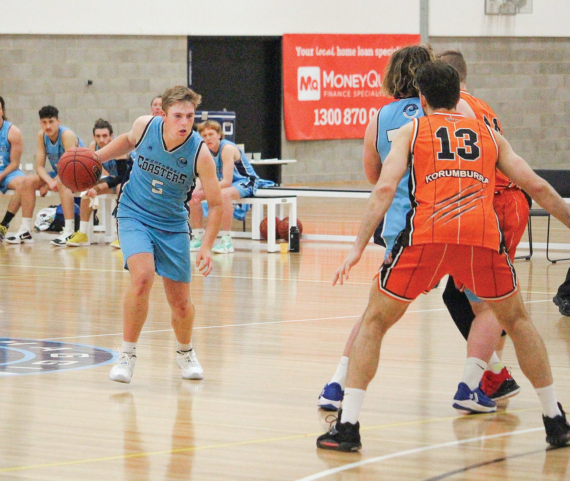 Jenson Garnham gave the Coasters plenty on both ends of the floor in Saturday night’s win.