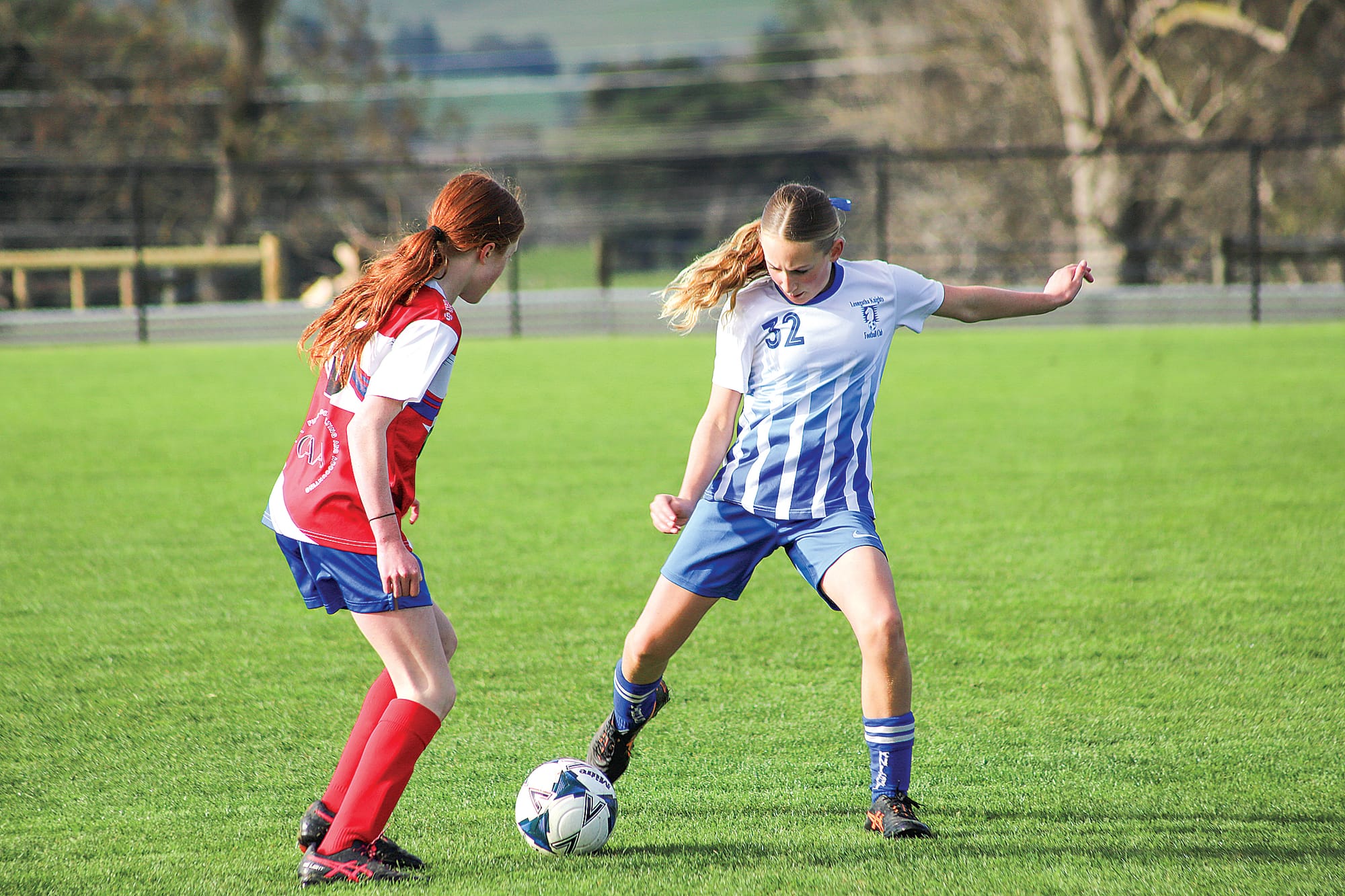 Leongatha’s Sami played magnificently in the midfield for the U12 Girls game.