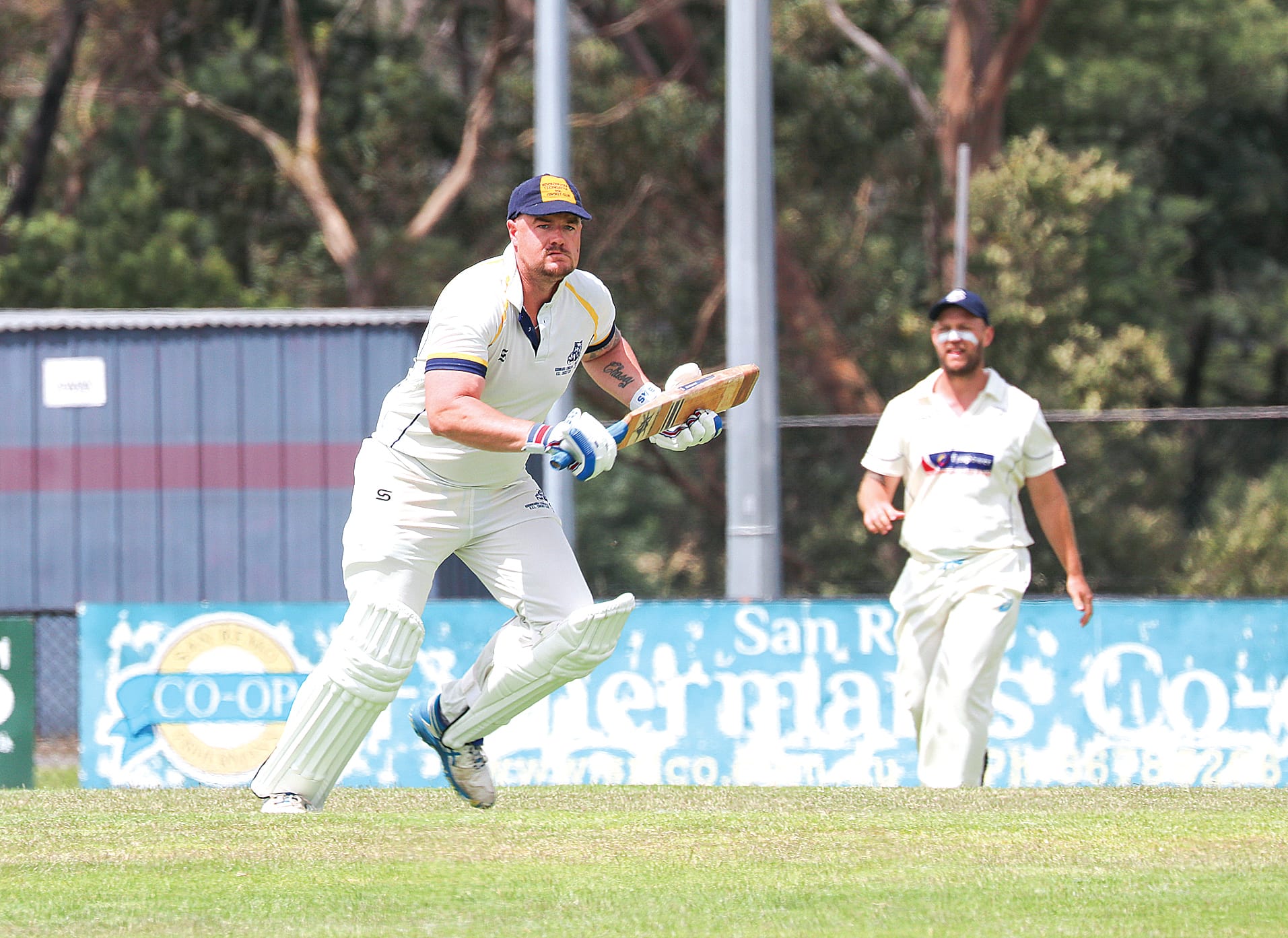 Kilcunda Bass’s Jimmy Rushton batting against Koonwarra. Z13_0524