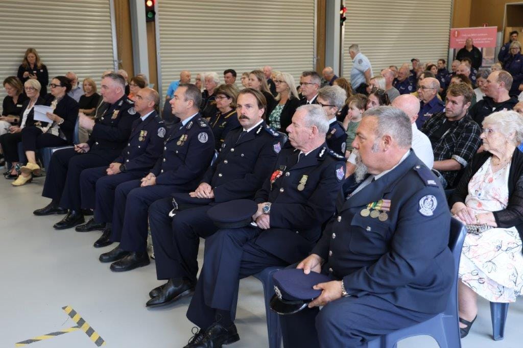 The CFA's top brass attended the opening of the Cowes fire station.