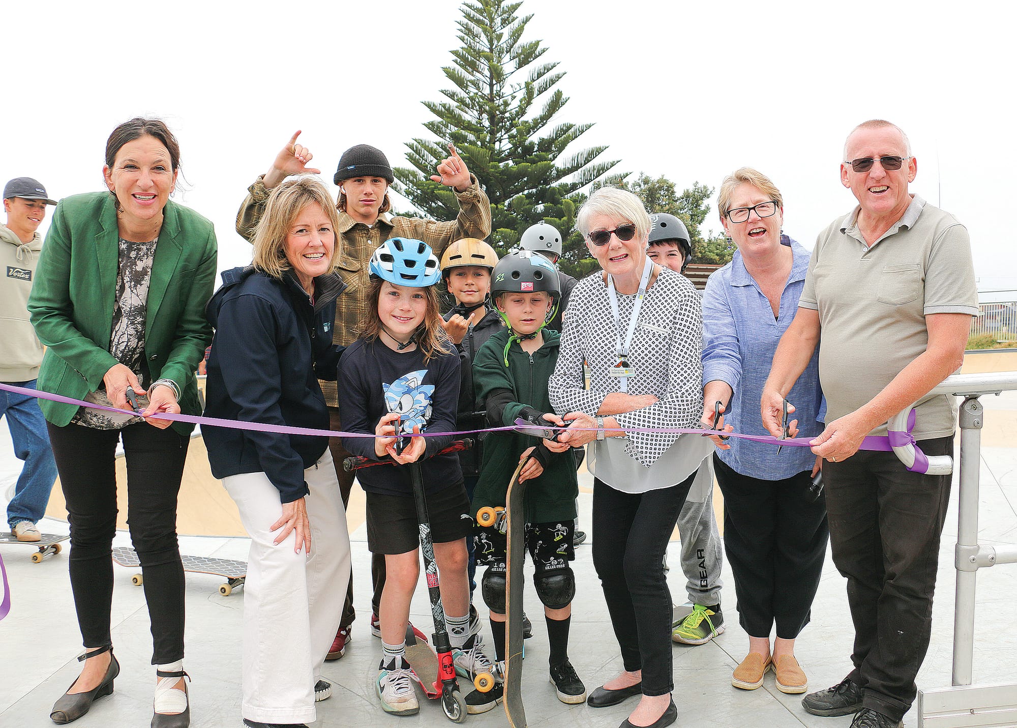 Skate park officially opened