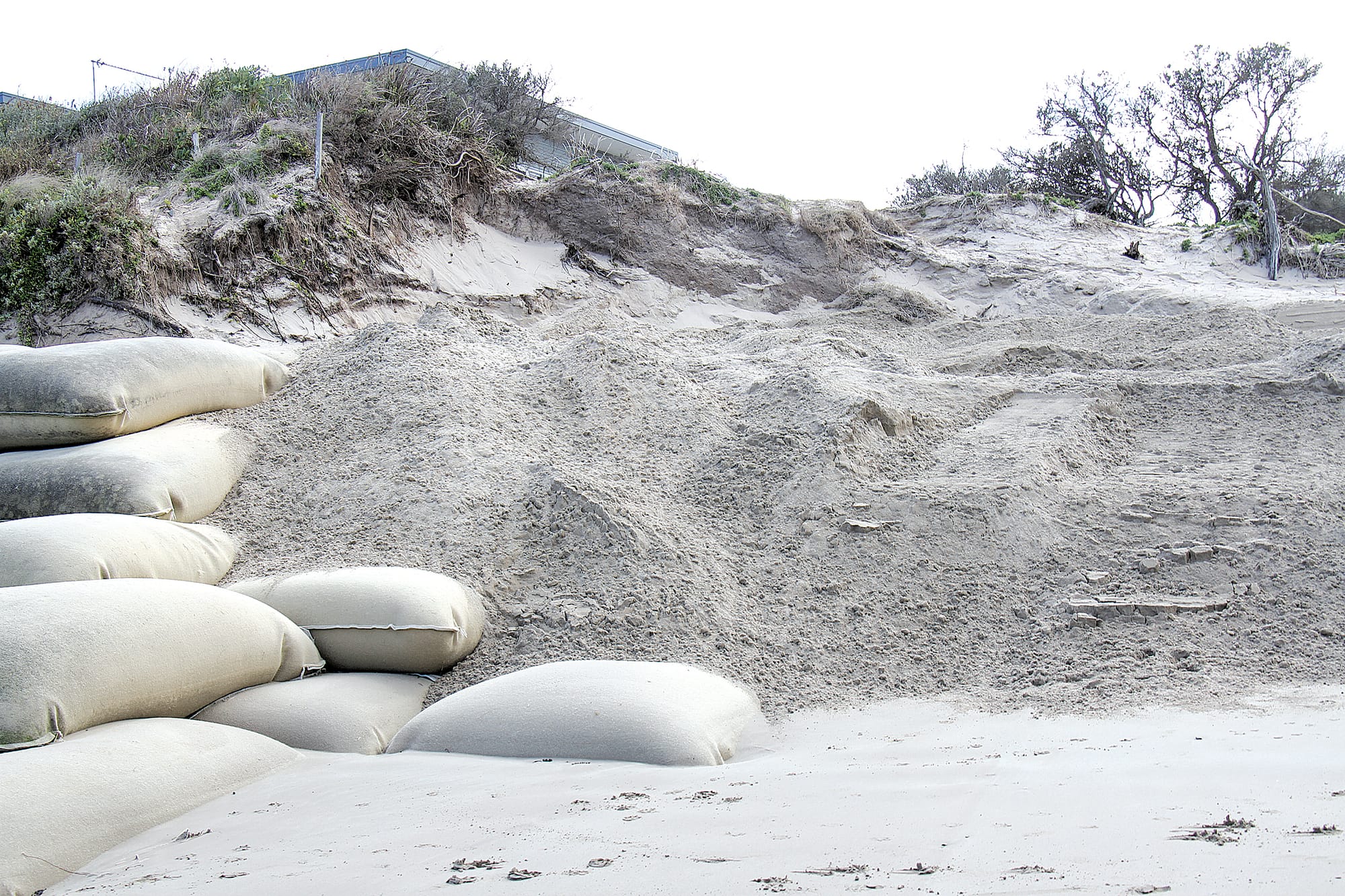Second dump of sand at Inverloch Surf Beach holding for now