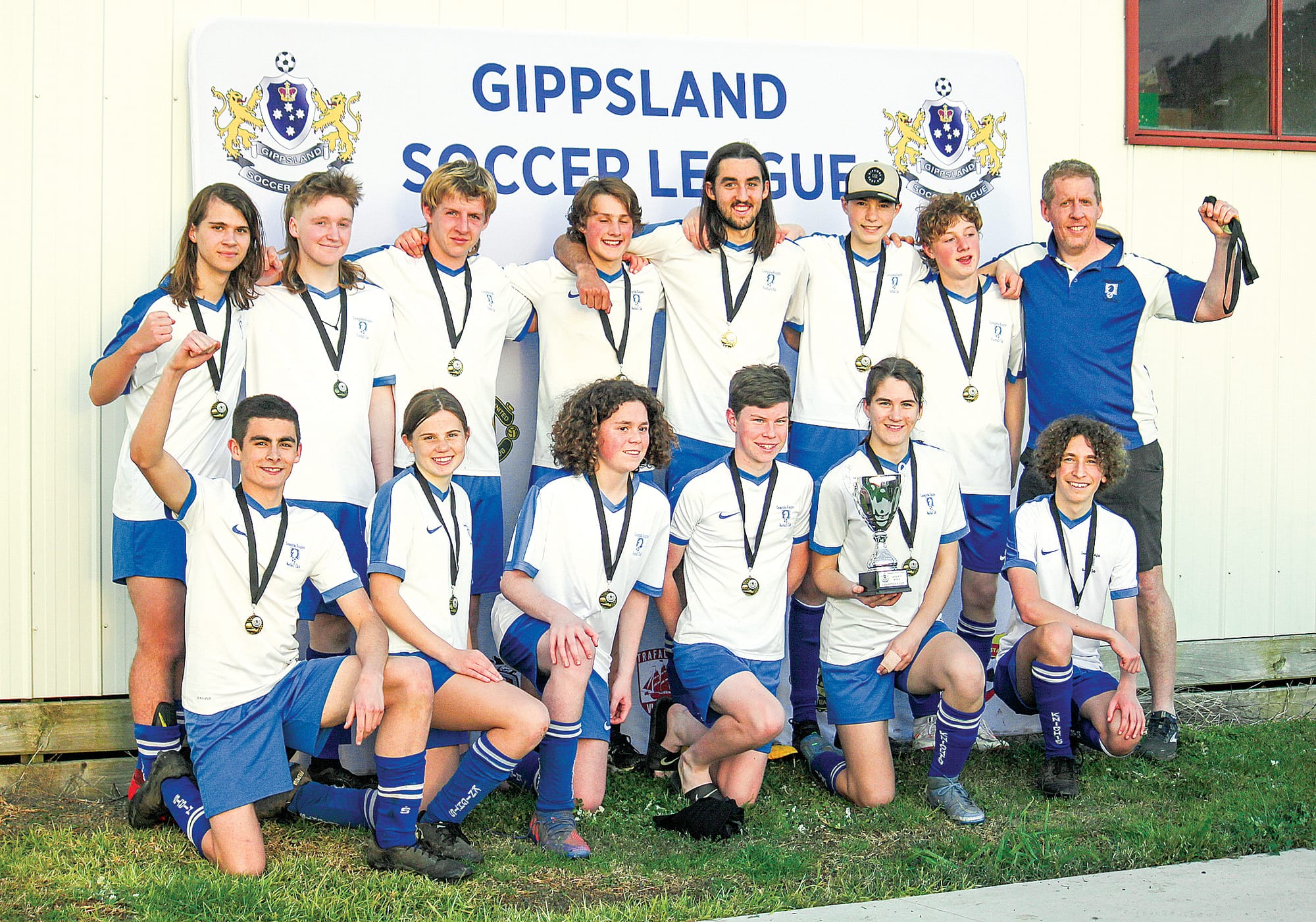 LKFC U17s mixed team were proud to have won the Cup Champions for 2022.