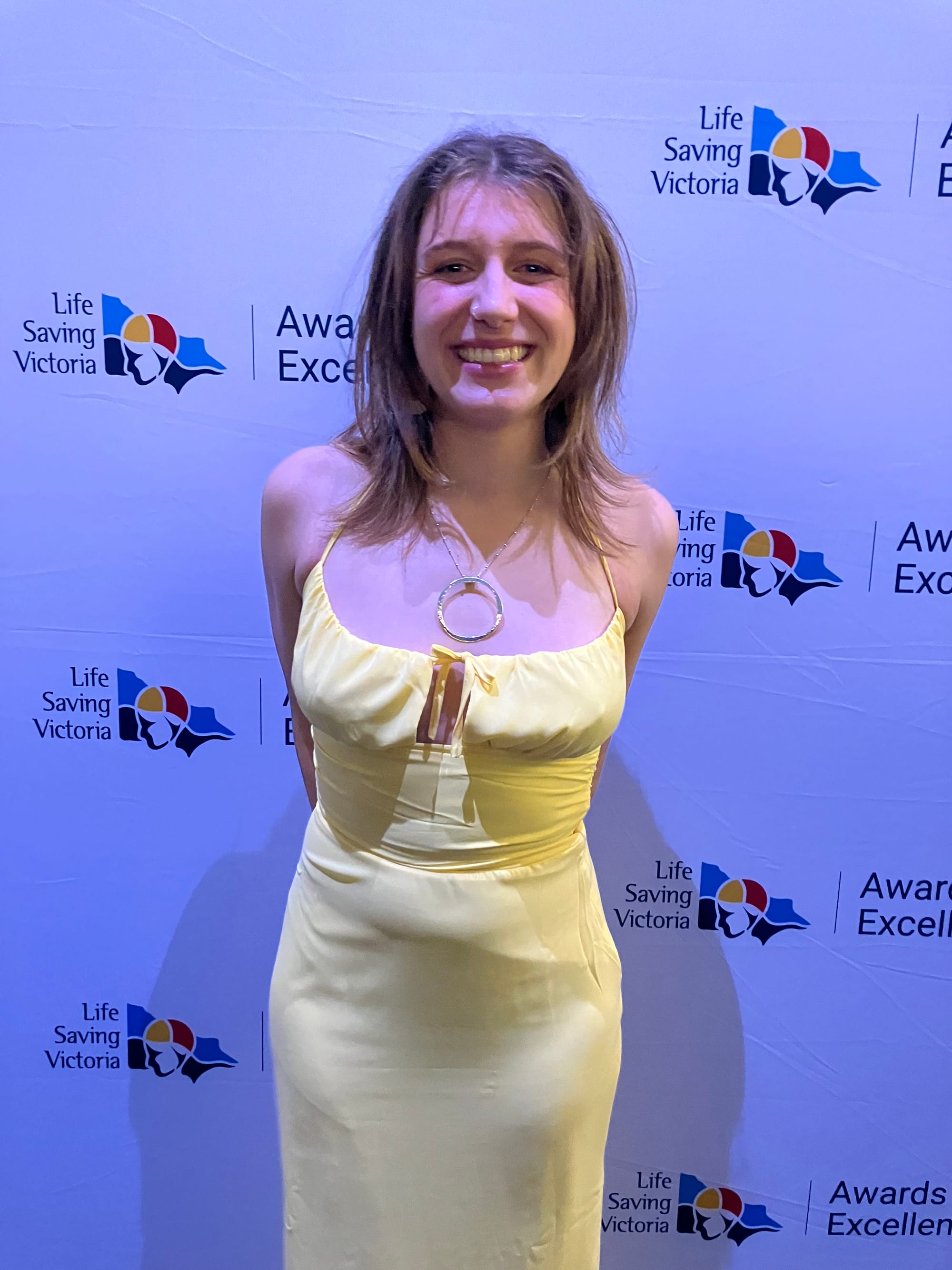 Ellie Ryan. A finalist in the Lifesaver of the Year (Wishart Memorial Medal).