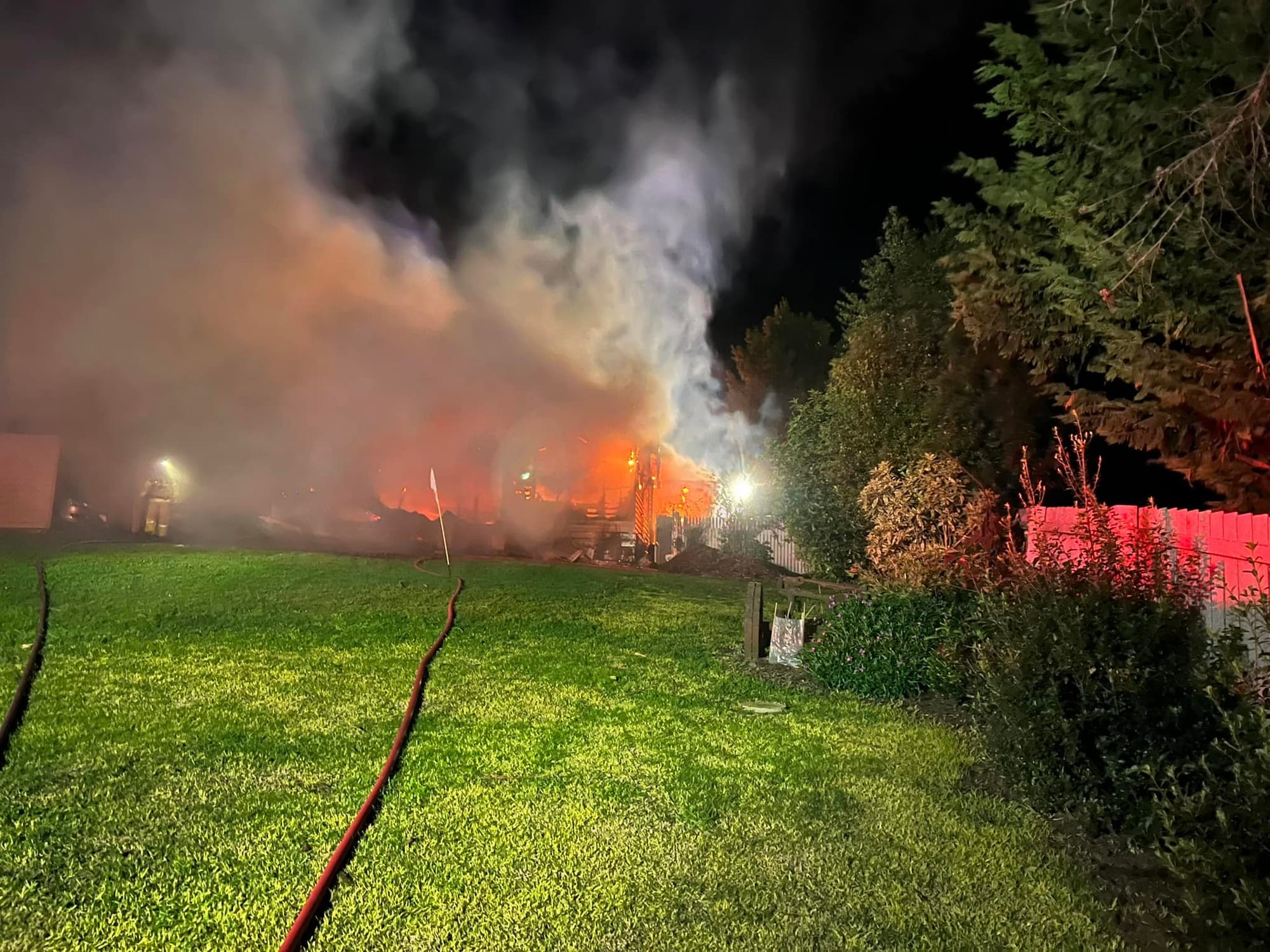 Glen Alvie home engulfed by flames