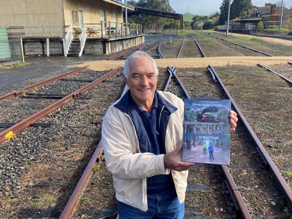 Bob's labour of love for our rail and trail story