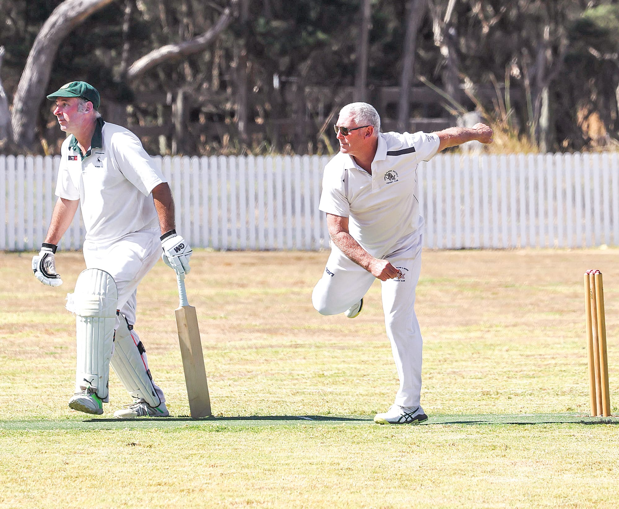 Regular Phillip Island finalist, Peter Francis added his experience to tight C Grade semi-final against Leongatha Town, taking 1/38 off 12 overs.