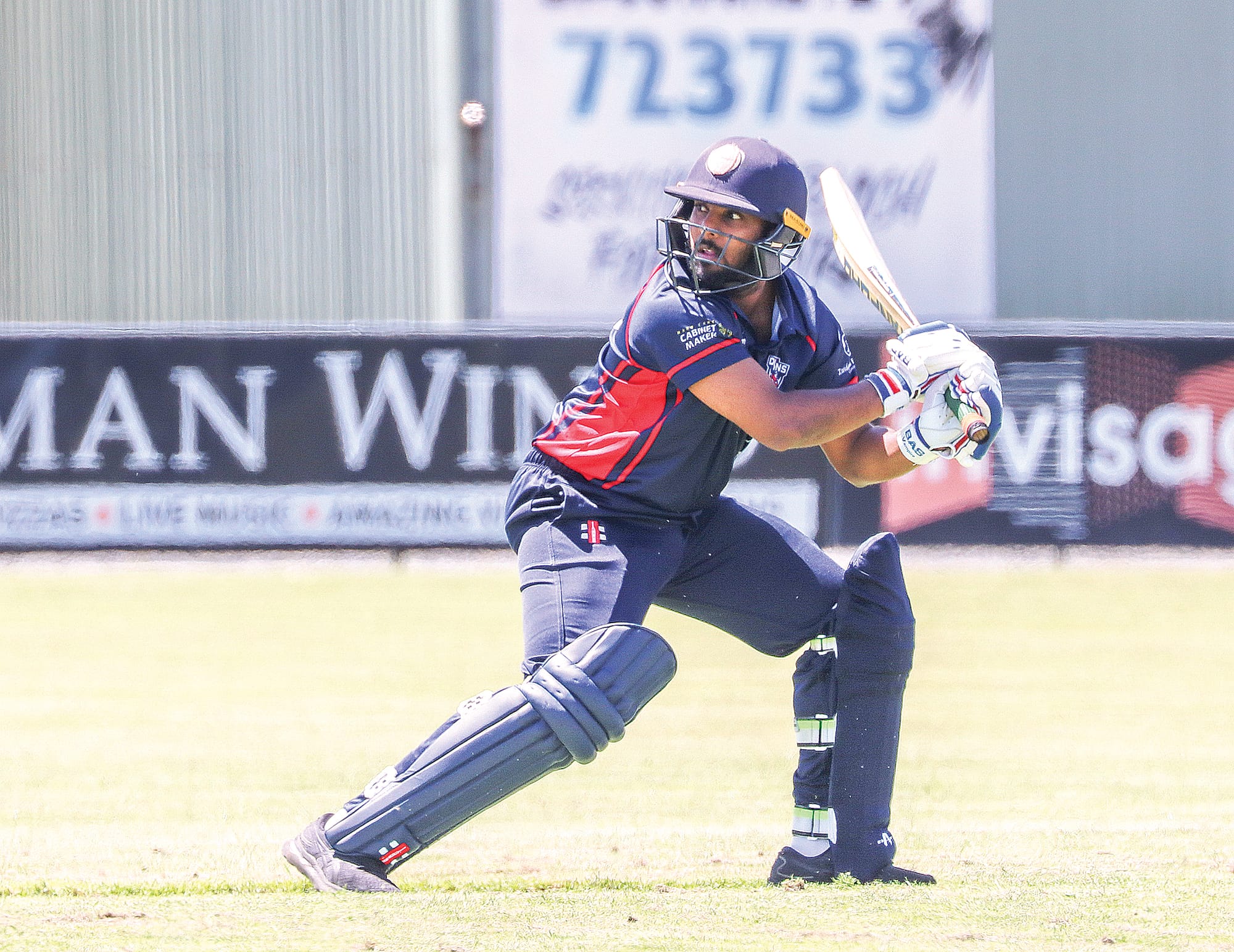 Bowler Cooper Newman scored eight overs in round four against MDU.  Z34_4424 
