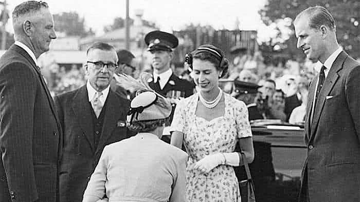 Many locals went across to Warragul and Traralgon to see the Queen on her 1954 tour to the area.
