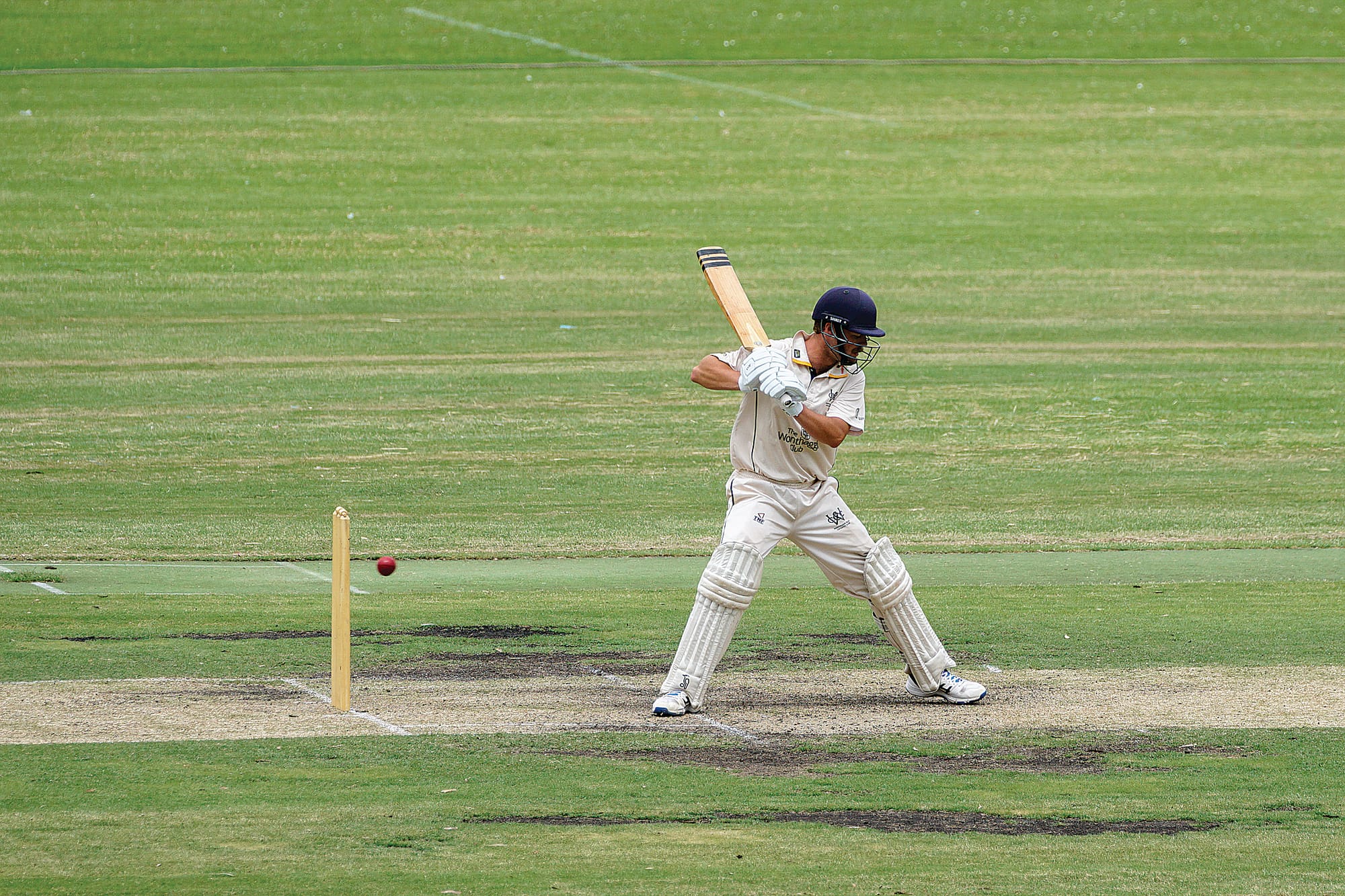 Another ball zooms right past Joel Brann. Ns13_5024
