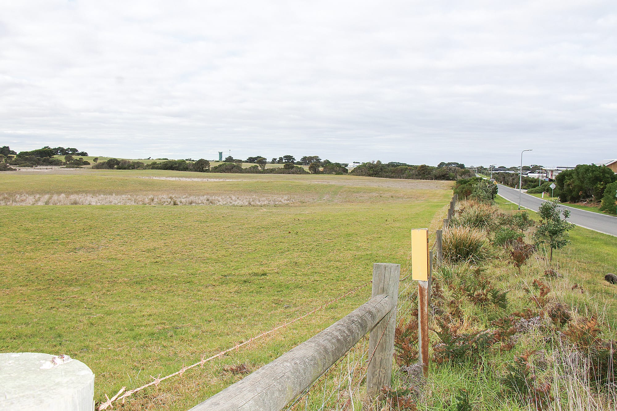 Land north of Seaward Drive is now excluded from the Cape Paterson town boundary.