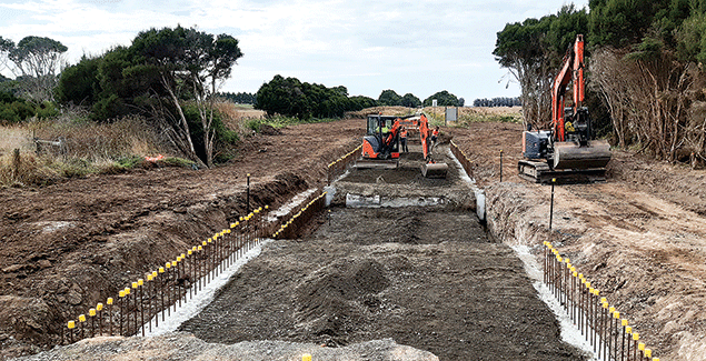 New bridge taking shape on Bass Coast Rail Trail