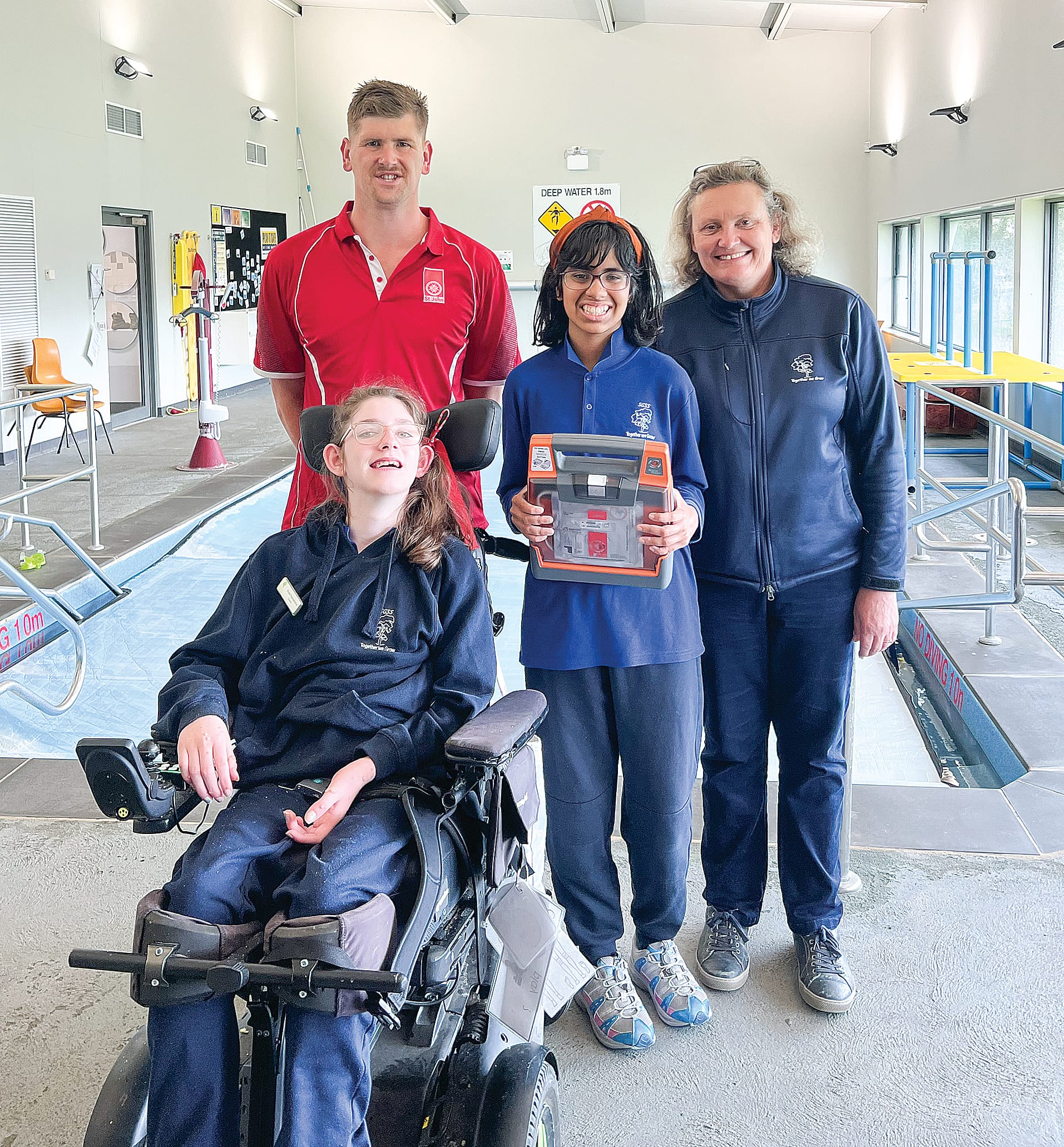 South Gippsland Specialist School receives lifesaving device