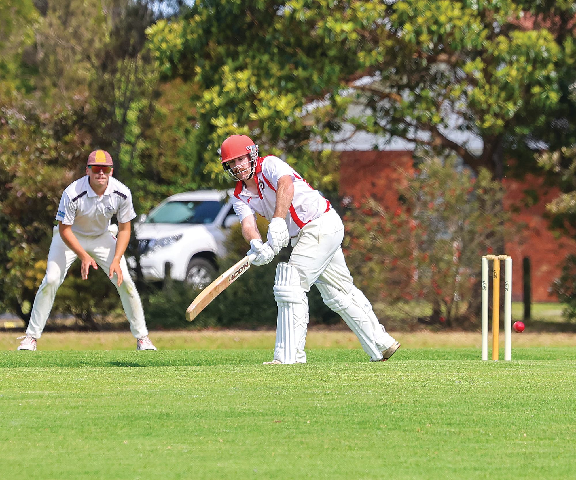 Nerrena’s Tim Wightman helped steady the ship with 15 off 50 balls after a flurry of wickets at the top of the order put the Redcaps on the backfoot at Nerrena on Saturday.