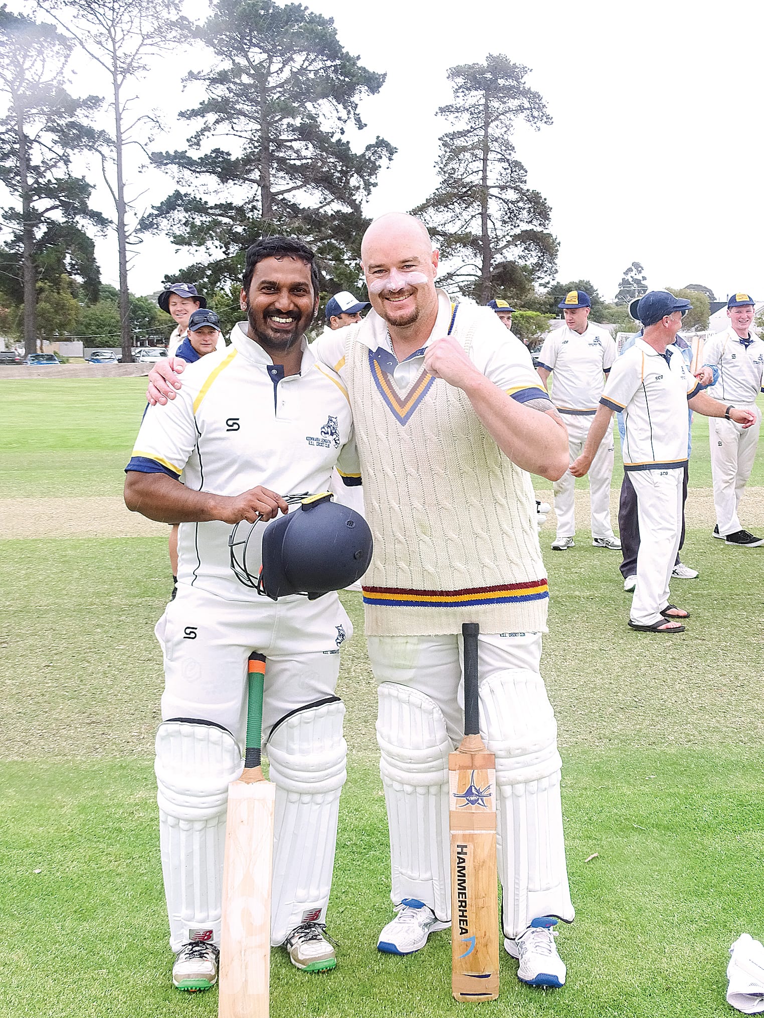 Koonwarra/LRSL’s Jimmy Rushton was 70 not out off 94 balls and Isuru Darshana 86 not out off 114 balls in the A2 grand final last season. Photo credit: Jodie Arnup.