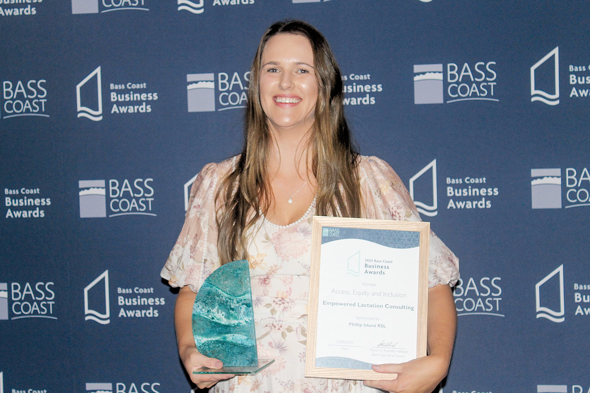 Sarah Long, Empowered Lactation Consulting (winner) Access, Equity and Inclusion and Business Innovation (Judged Awards). B54_3425