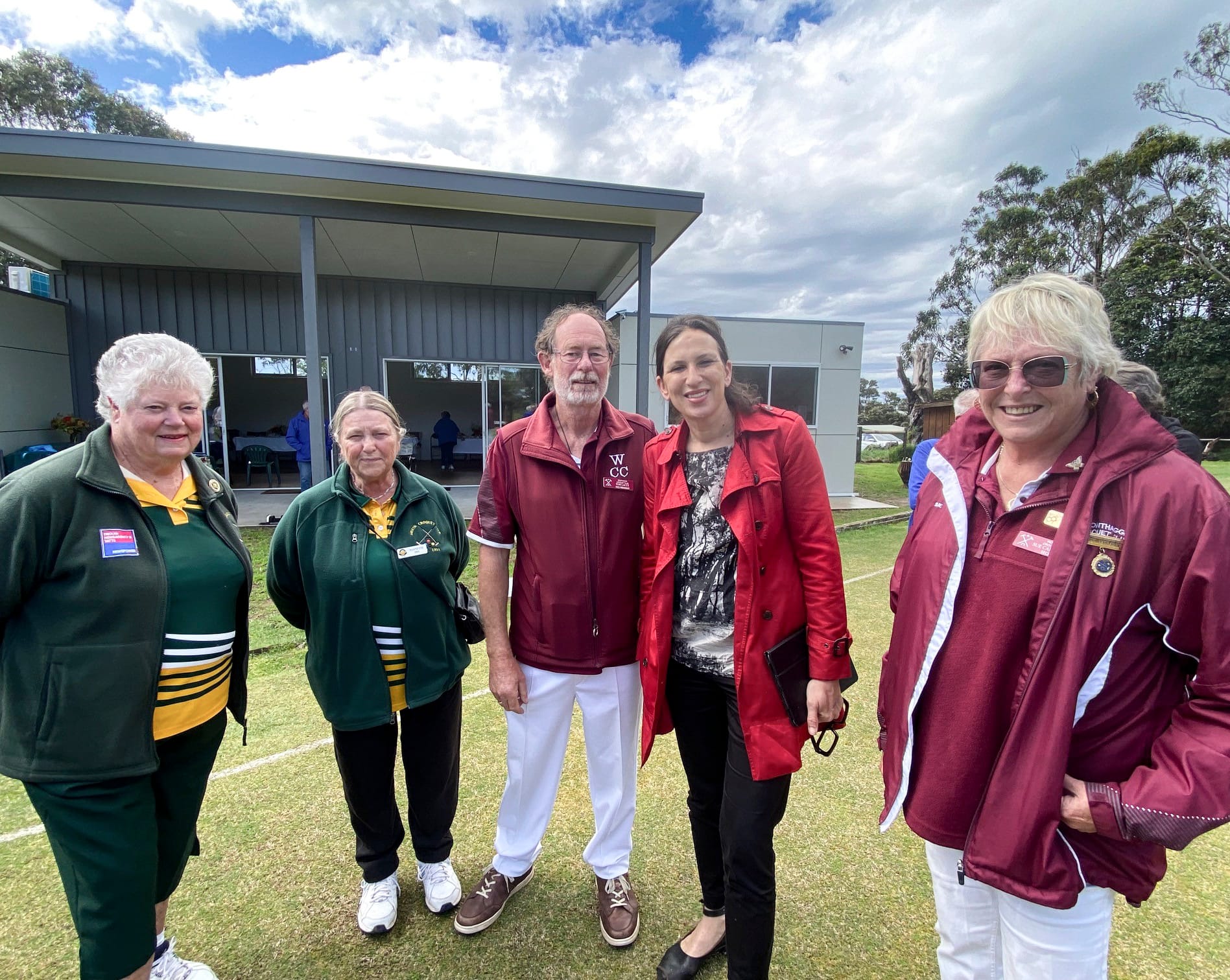 Wonthaggi croquet pavilion on the way