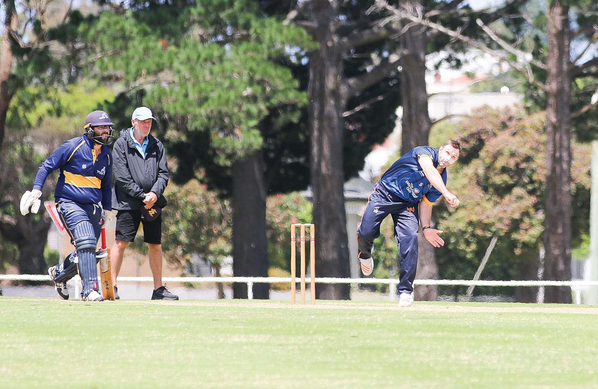 Bowler Ryan Thomas contributed to Wonthaggi Club’s win over Koonwarra L/RSL on Saturday. Tk02_5224