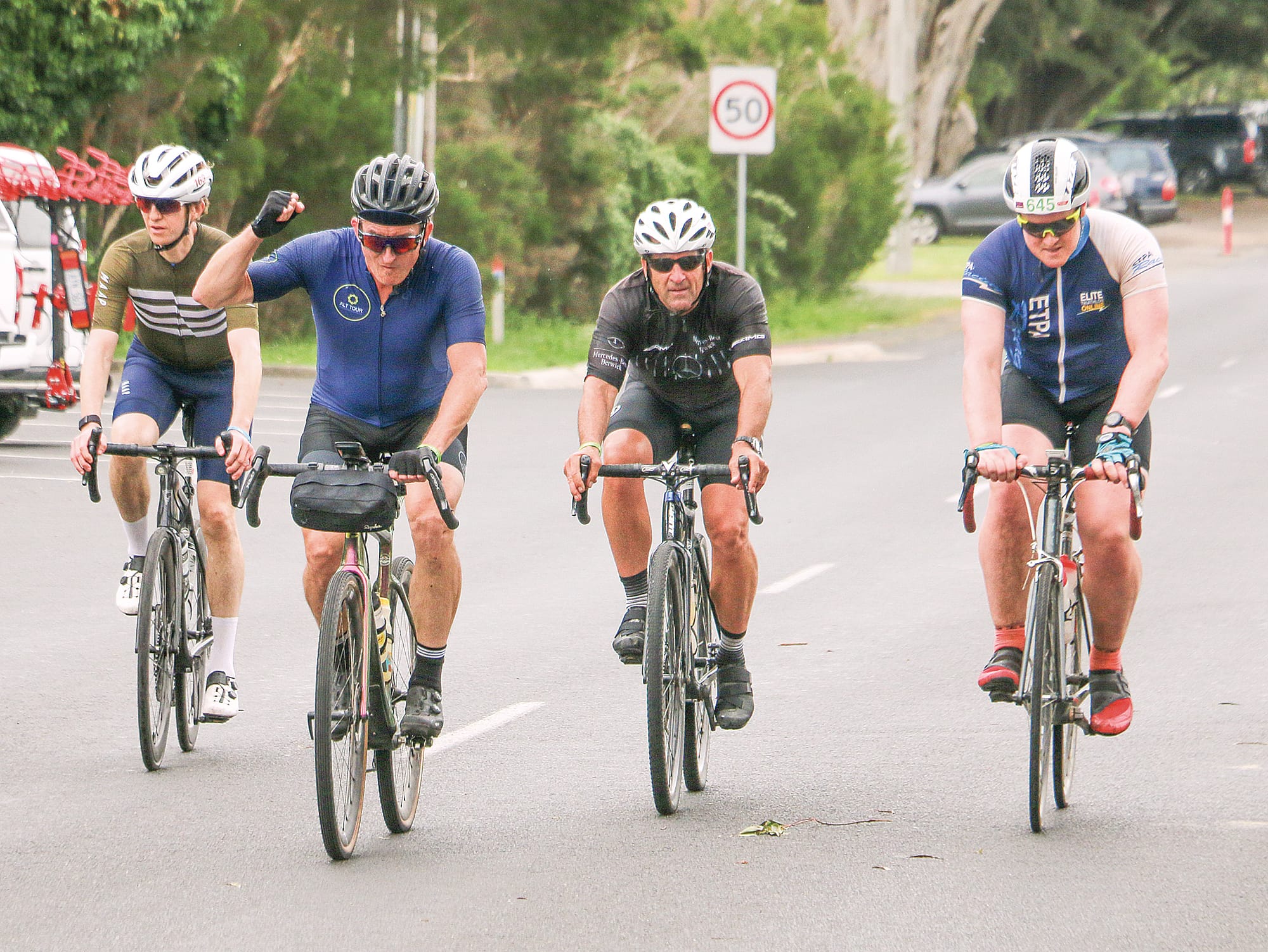 Cyclists were thrilled to cross the finish line after taking part in the Bass Coast Cycle Challenge on Saturday.