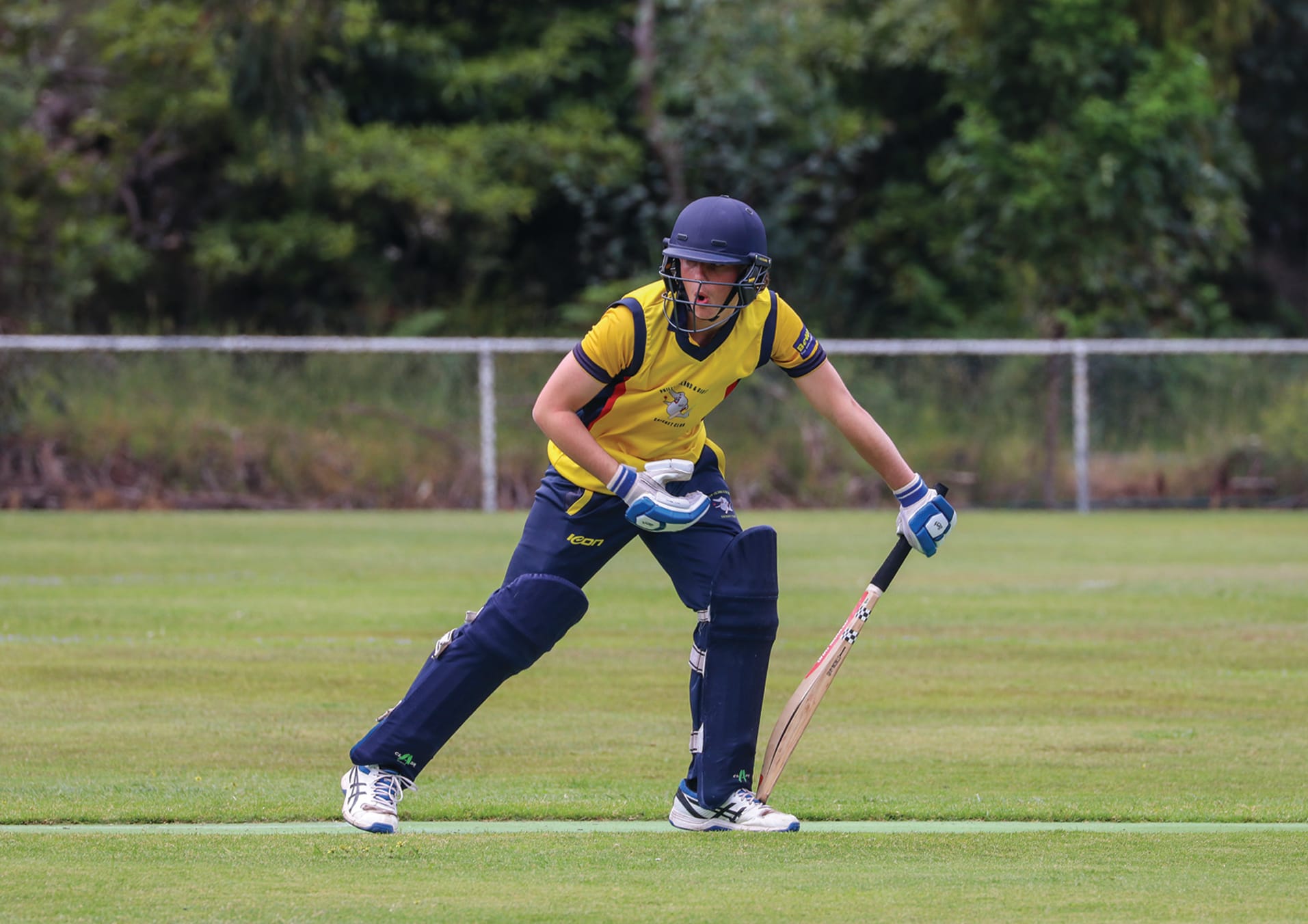 Batsman Heath Womersley 3-71 against OMK. Z28_4523 