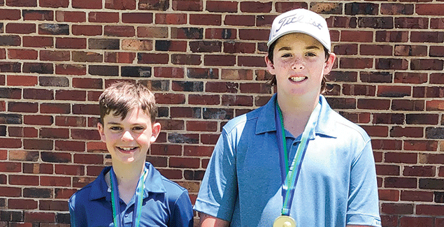 Juniors tee off