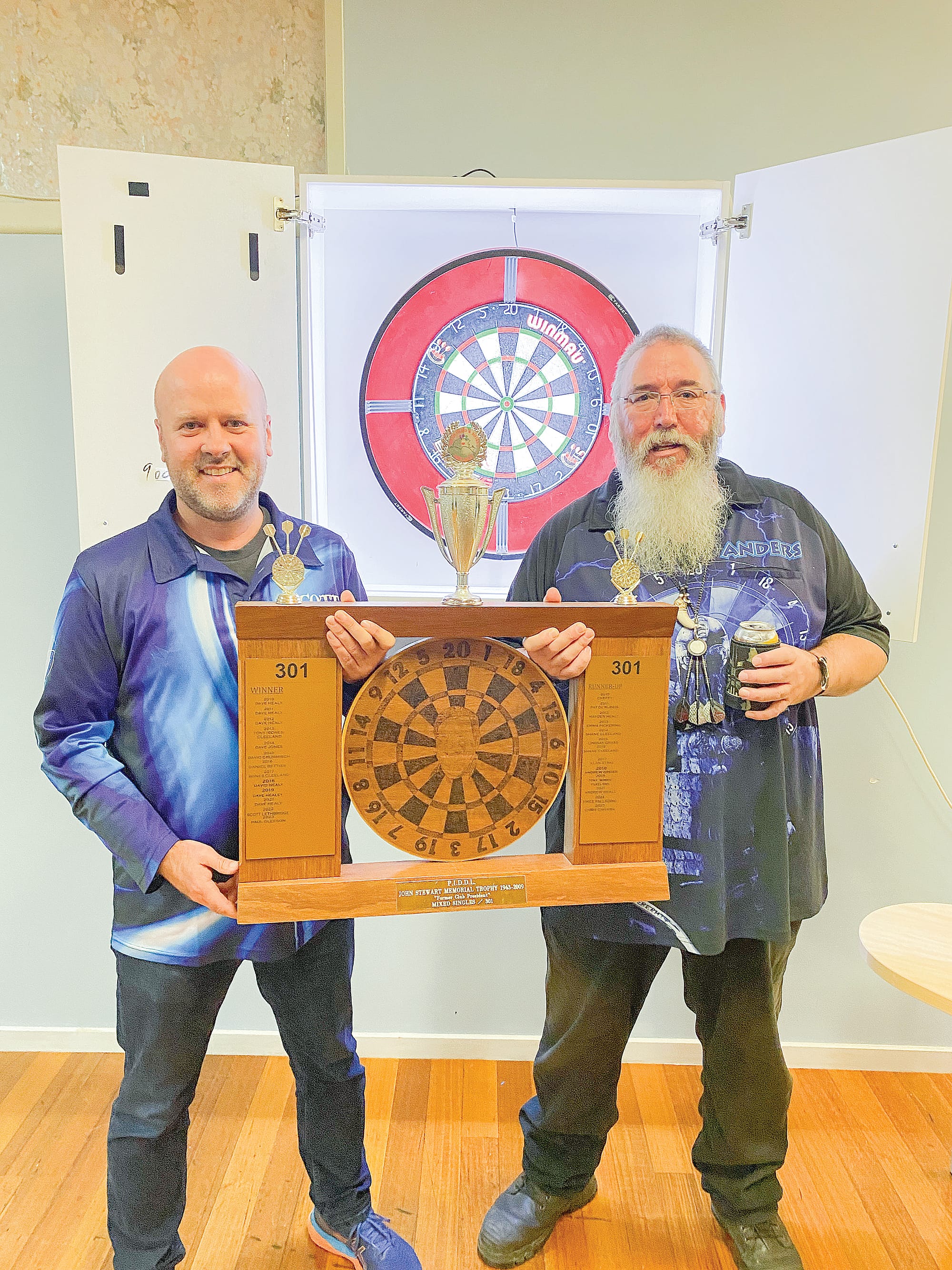 A night to remember at darts