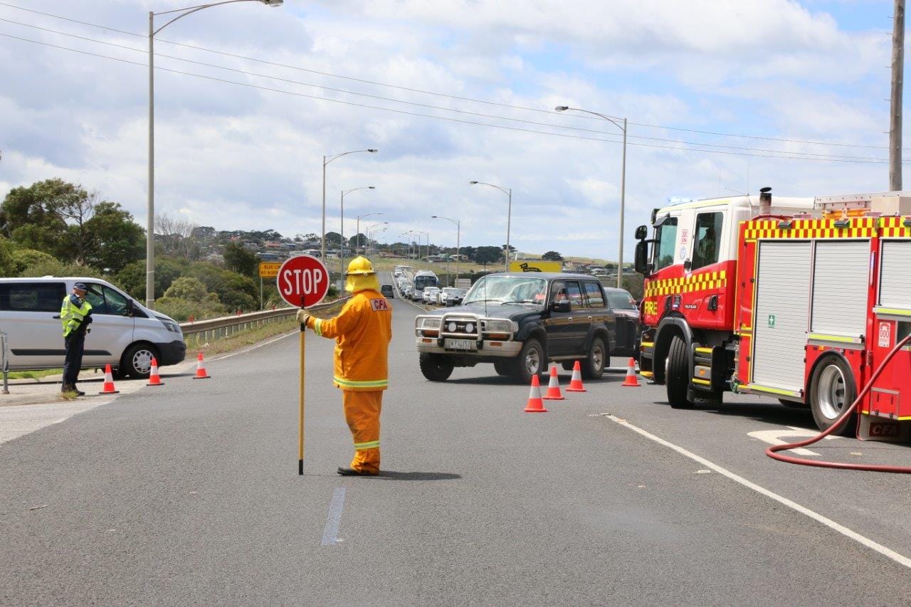 Oil and fuel spill near San Remo bridge causing delays