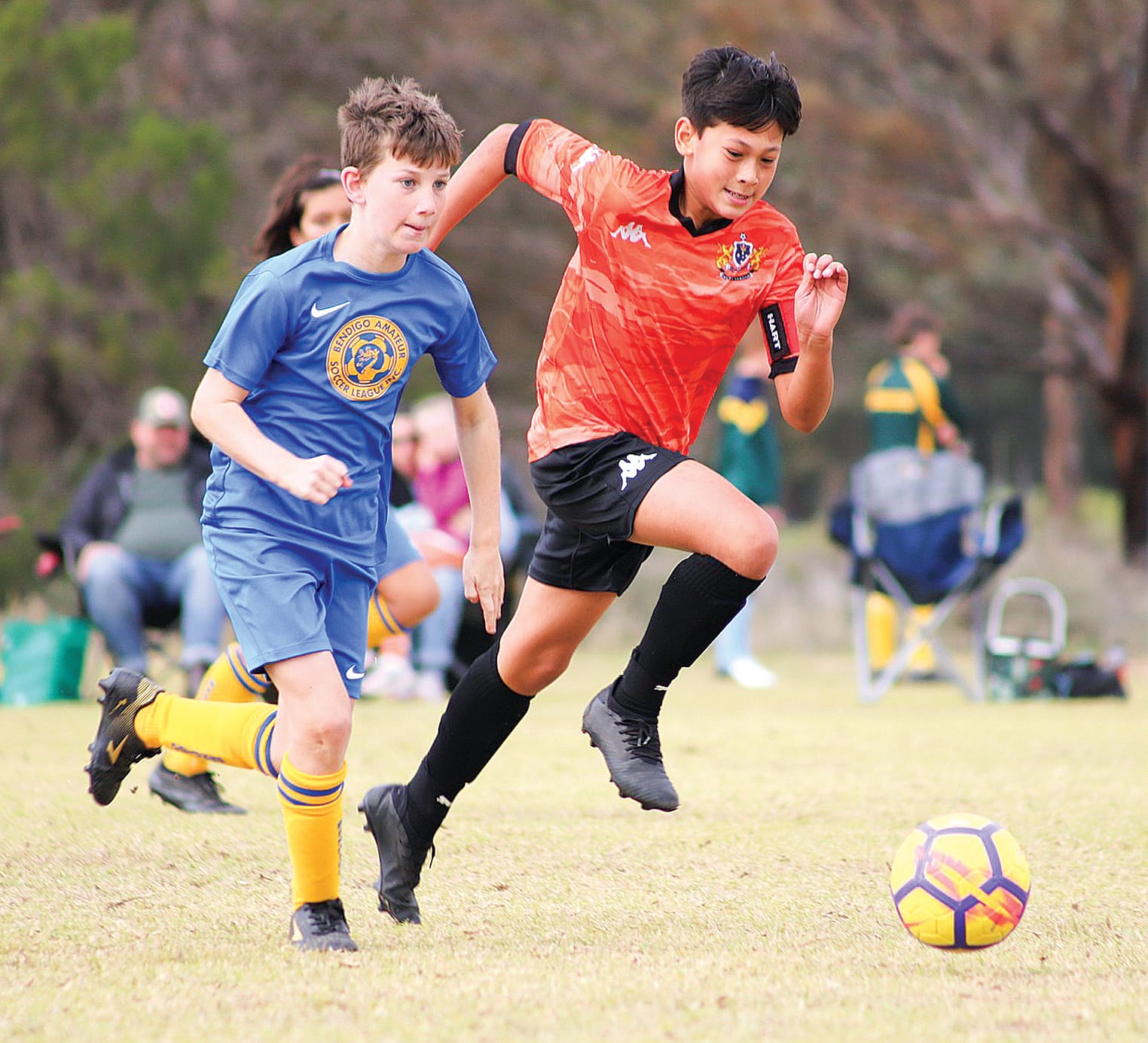GSL U12 Boys Captain Sebastian Stellmach vs Bendigo.